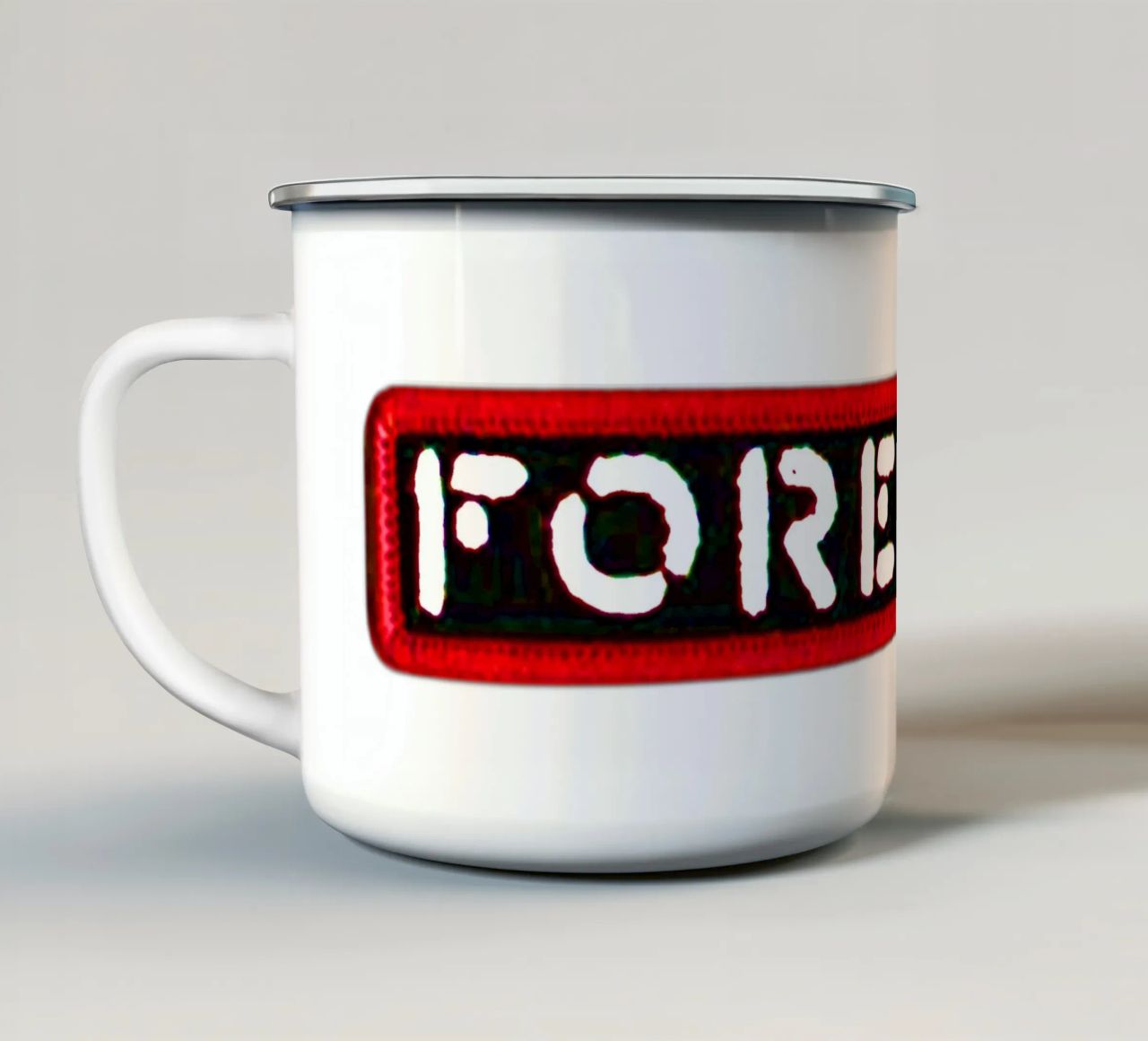 Foreigner - Border Effect tazza in smalto da Tara Bergener