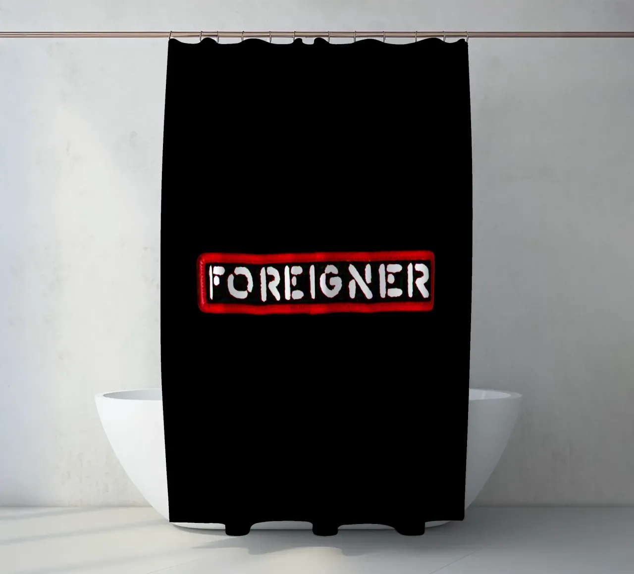 Foreigner - Border Effect tenda da doccia da Tara Bergener