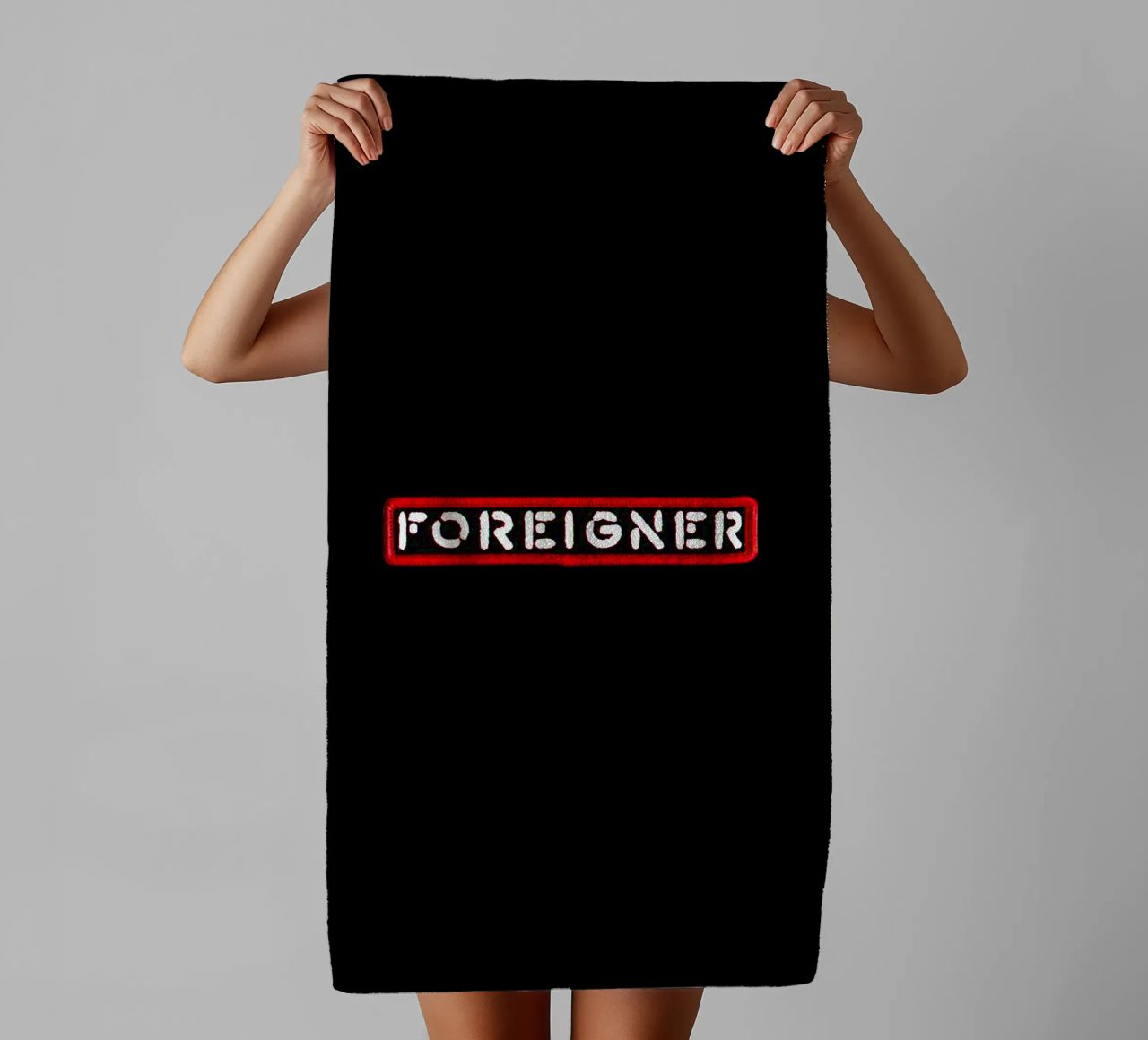 Foreigner - Border Effect asciugamano da bagno da Tara Bergener