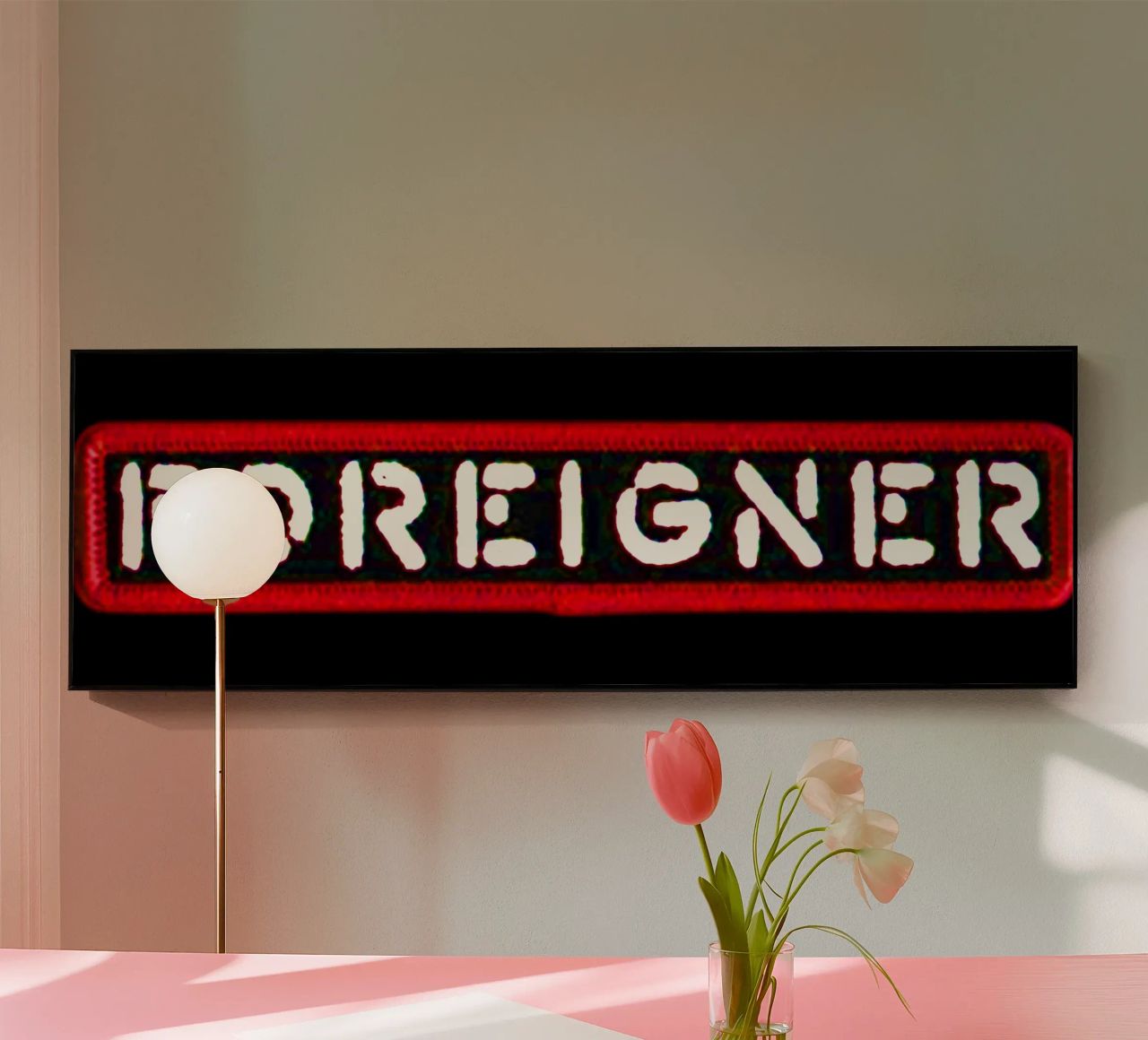 Foreigner - Border Effect plexiglass da Tara Bergener