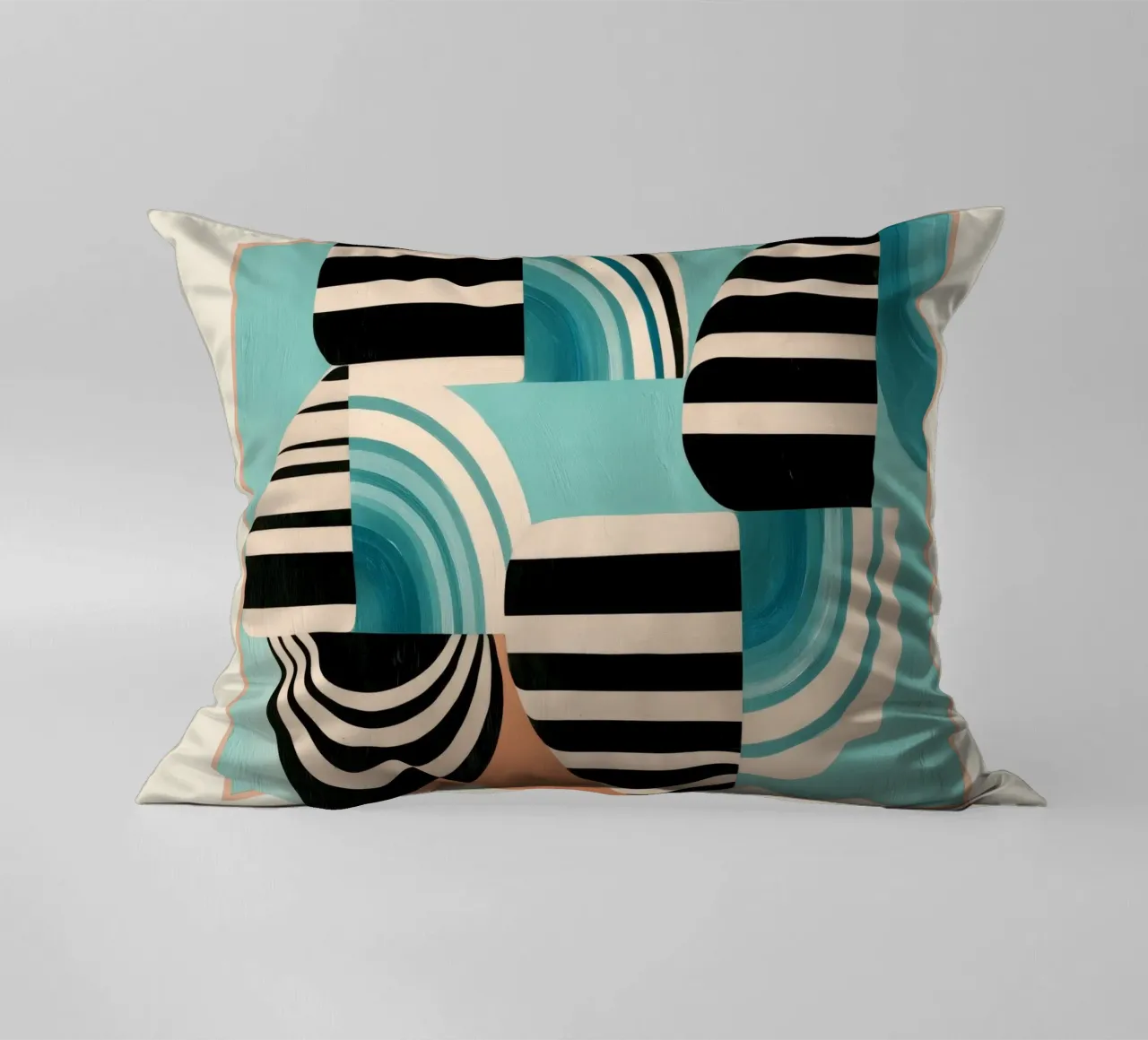 Retro Geometric Shapes 1 cuscino da Nadjaa