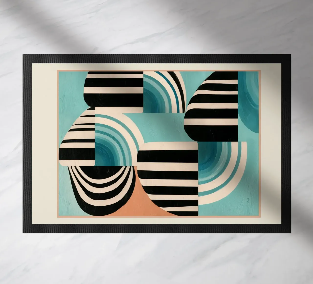 Retro Geometric Shapes 1 zerbino da Nadjaa