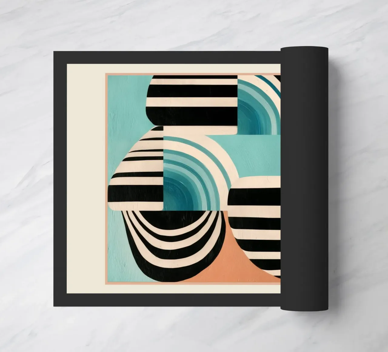 Retro Geometric Shapes 1 zerbino da Nadjaa