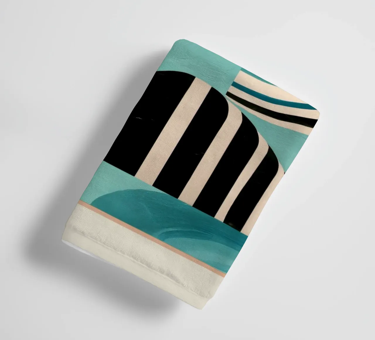 Retro Geometric Shapes 1 asciugamano da bagno da Nadjaa