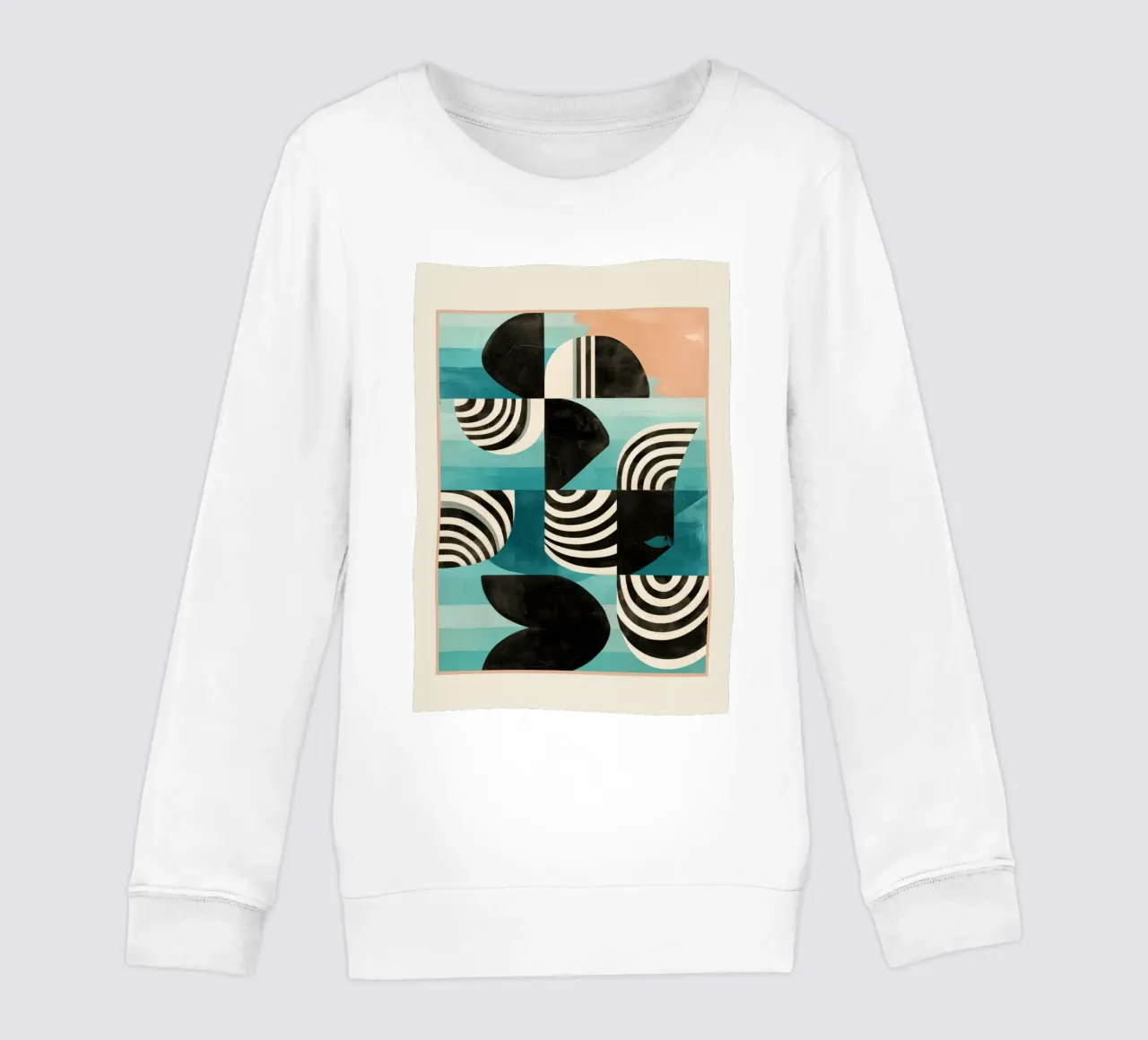 Retro Geometric Shapes 2 felpa bambino da Nadjaa