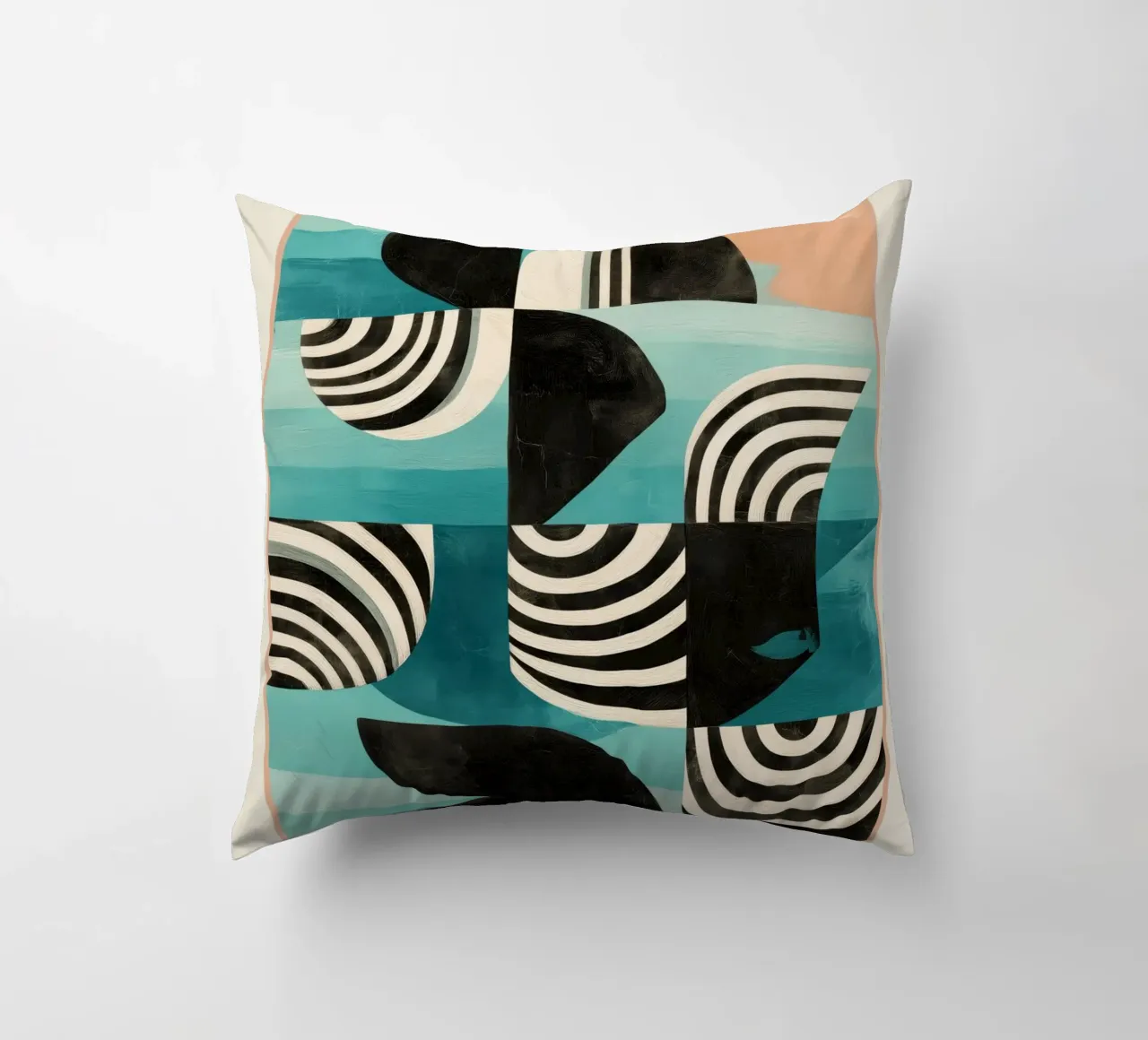 Retro Geometric Shapes 2 cuscino da Nadjaa