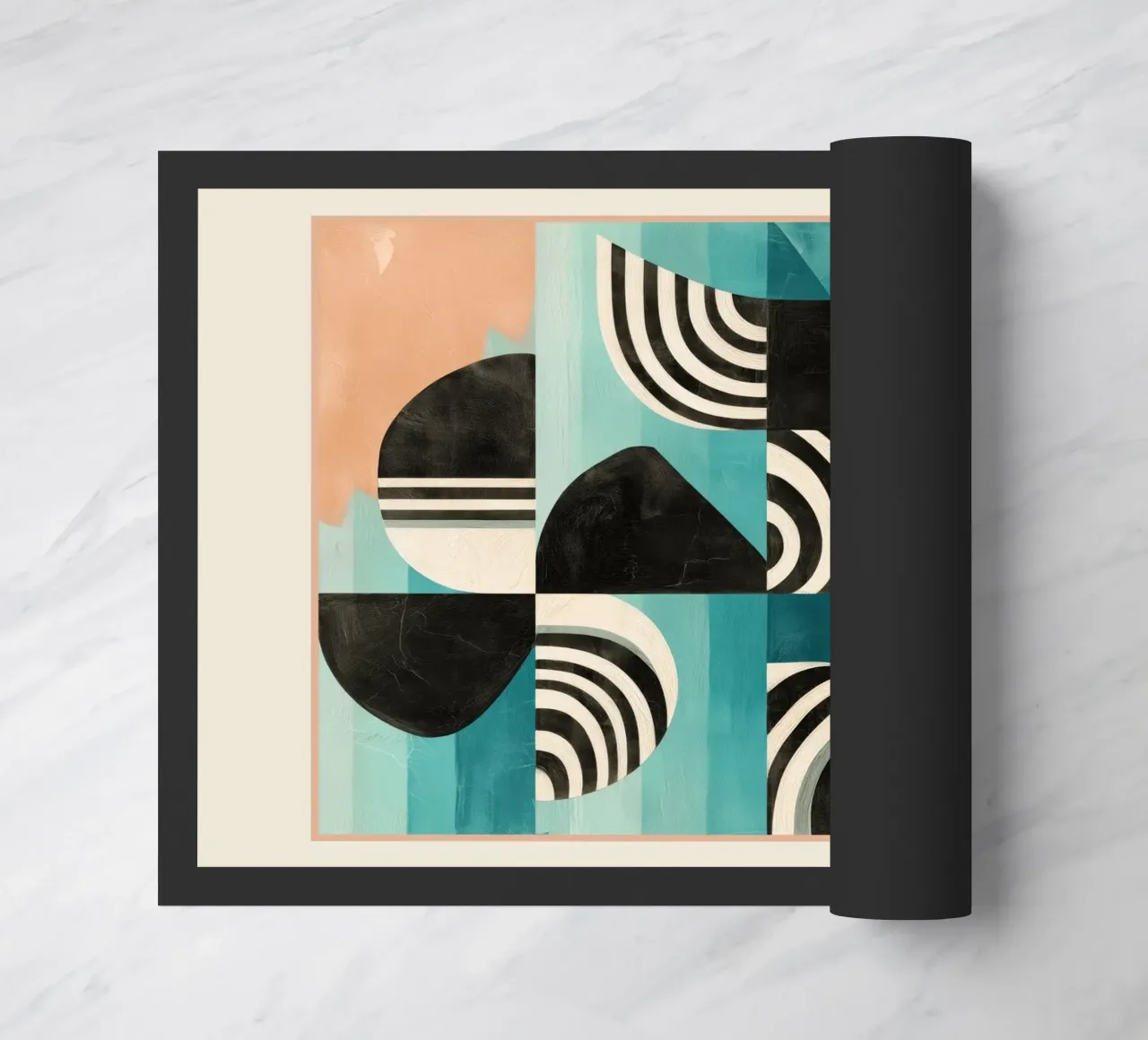 Retro Geometric Shapes 2 zerbino da Nadjaa
