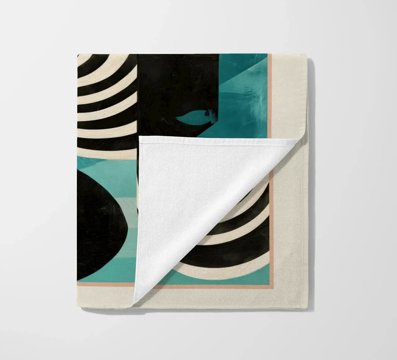 Retro Geometric Shapes 2 telo mare da Nadjaa
