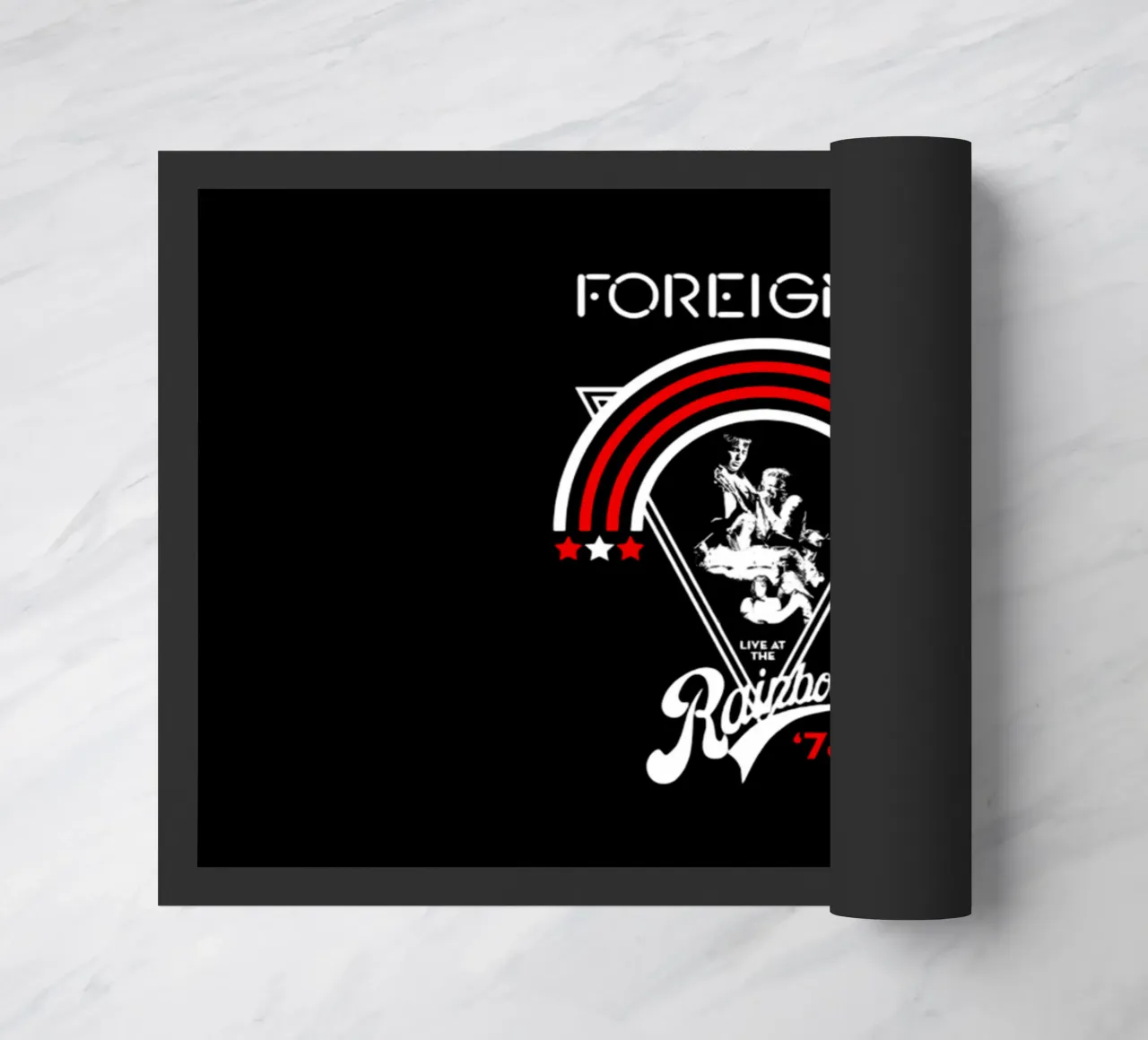 Foreigner - Rainbow Red And White zerbino da Tara Bergener