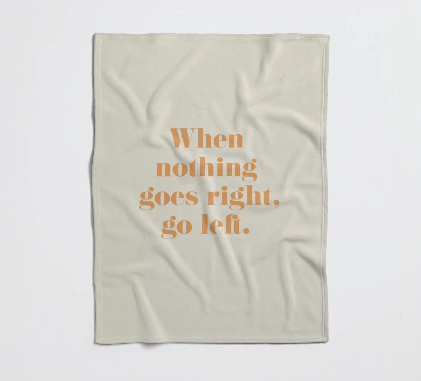 Go Left Fleecedecke von Ayleen