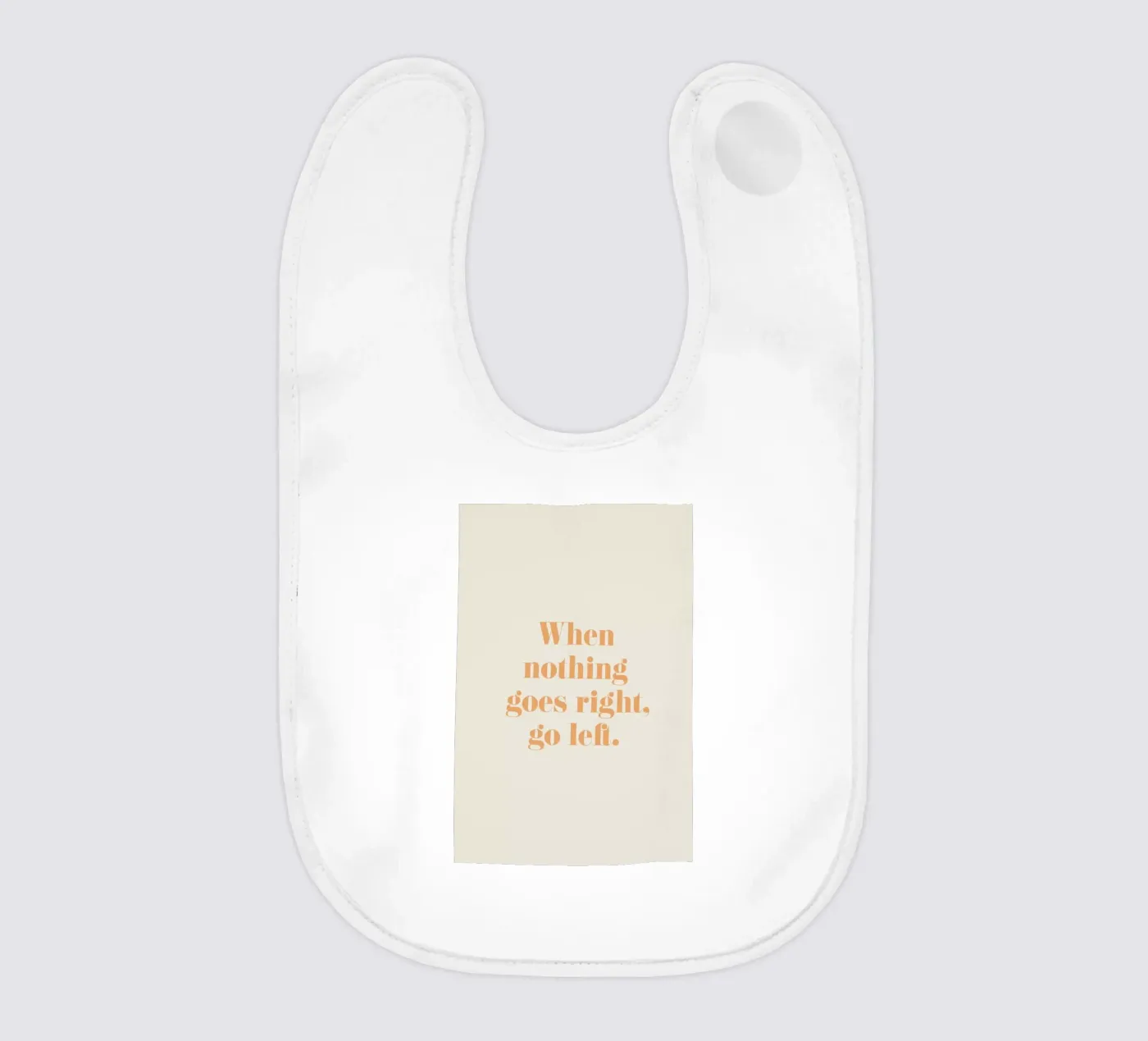 Go Left Babylätzchen von Ayleen