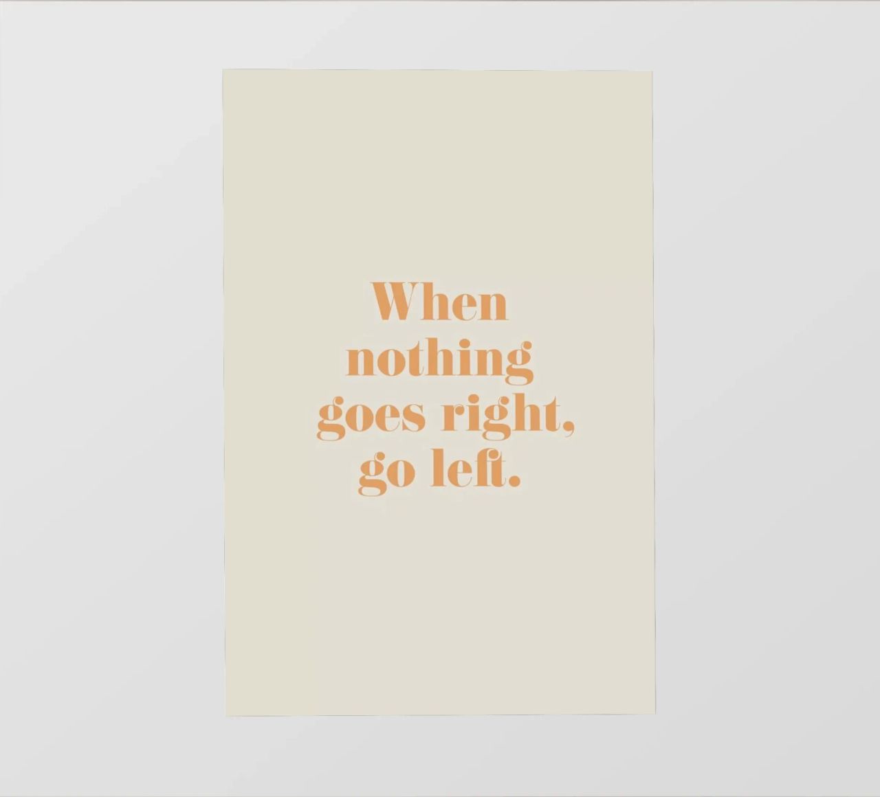 Go Left pellicola backlit da Ayleen