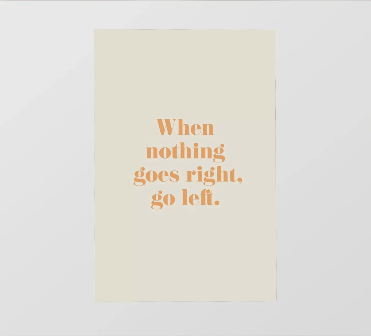 Go Left telo in pvc da Ayleen