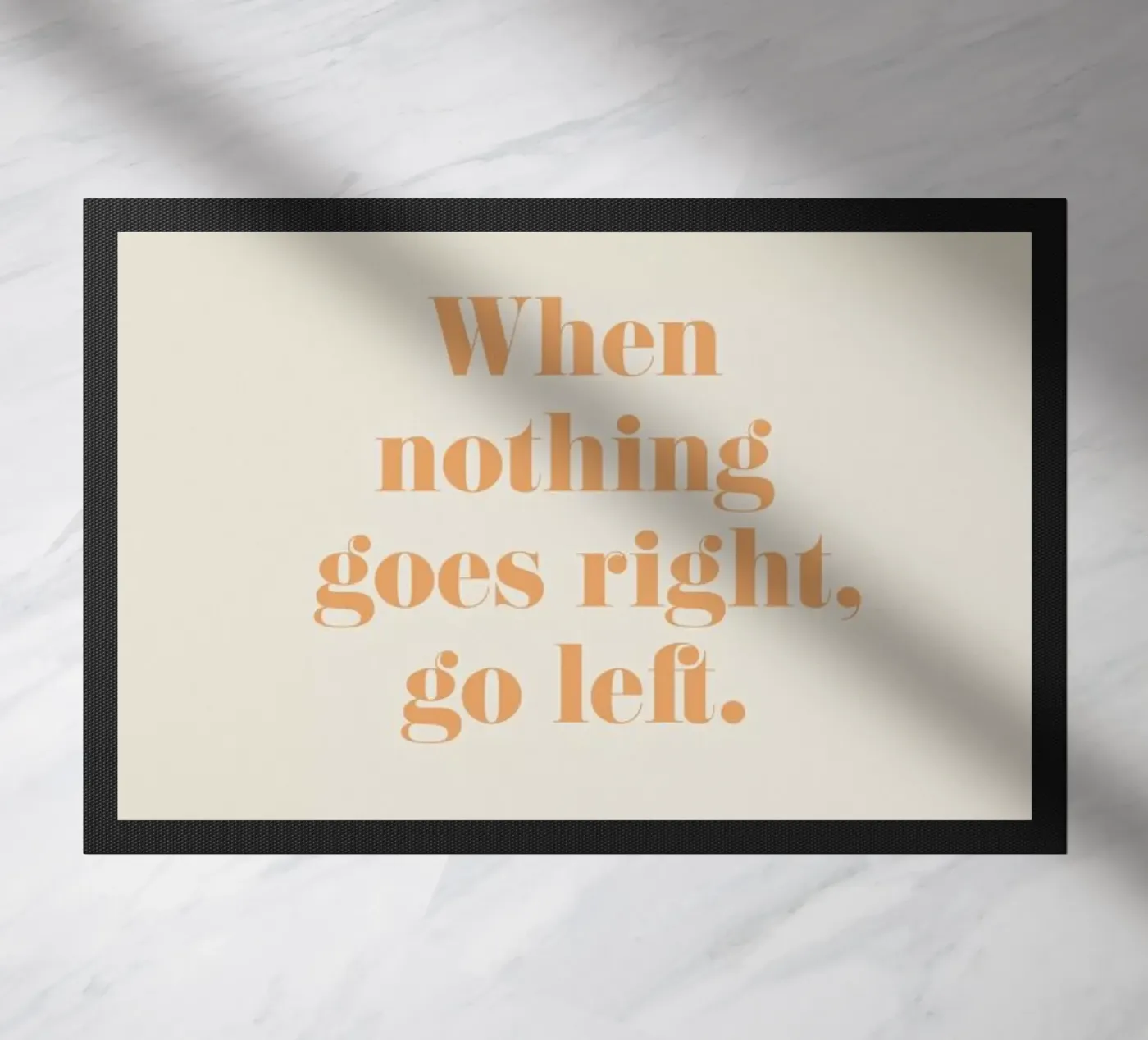 Go Left doormat by Ayleen