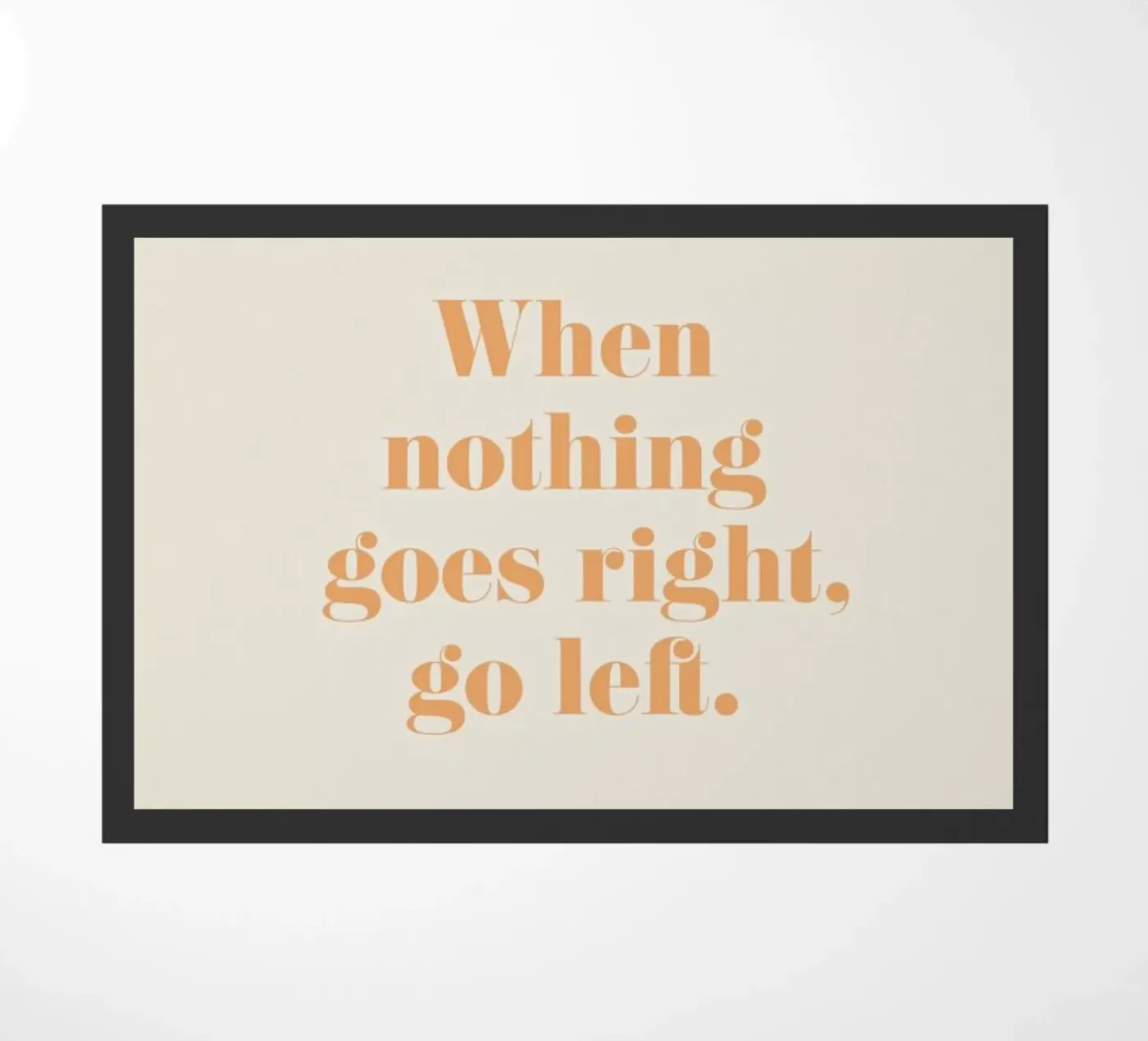 Go Left paillasson de Ayleen
