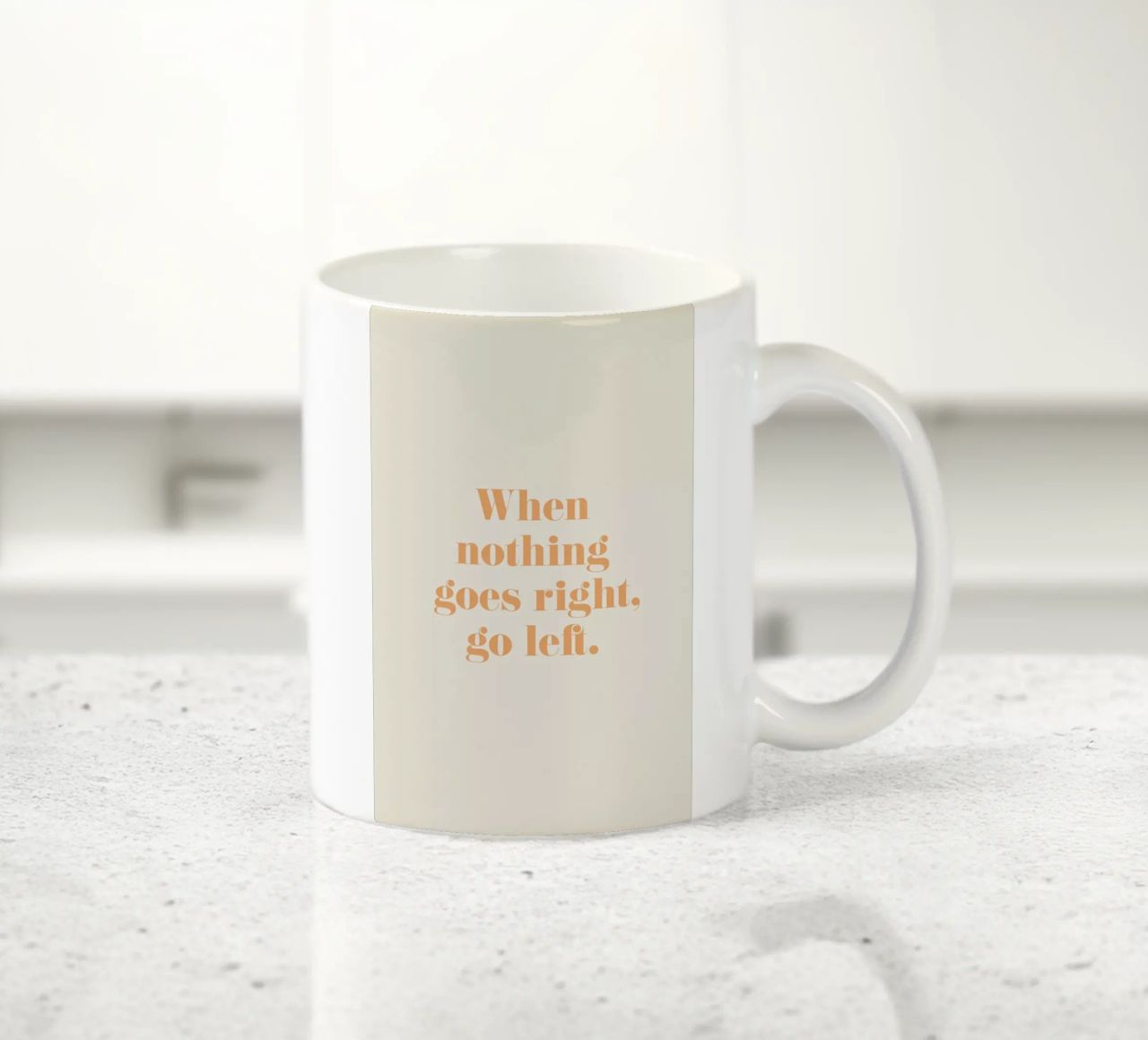 Go Left tazza in ceramica da Ayleen