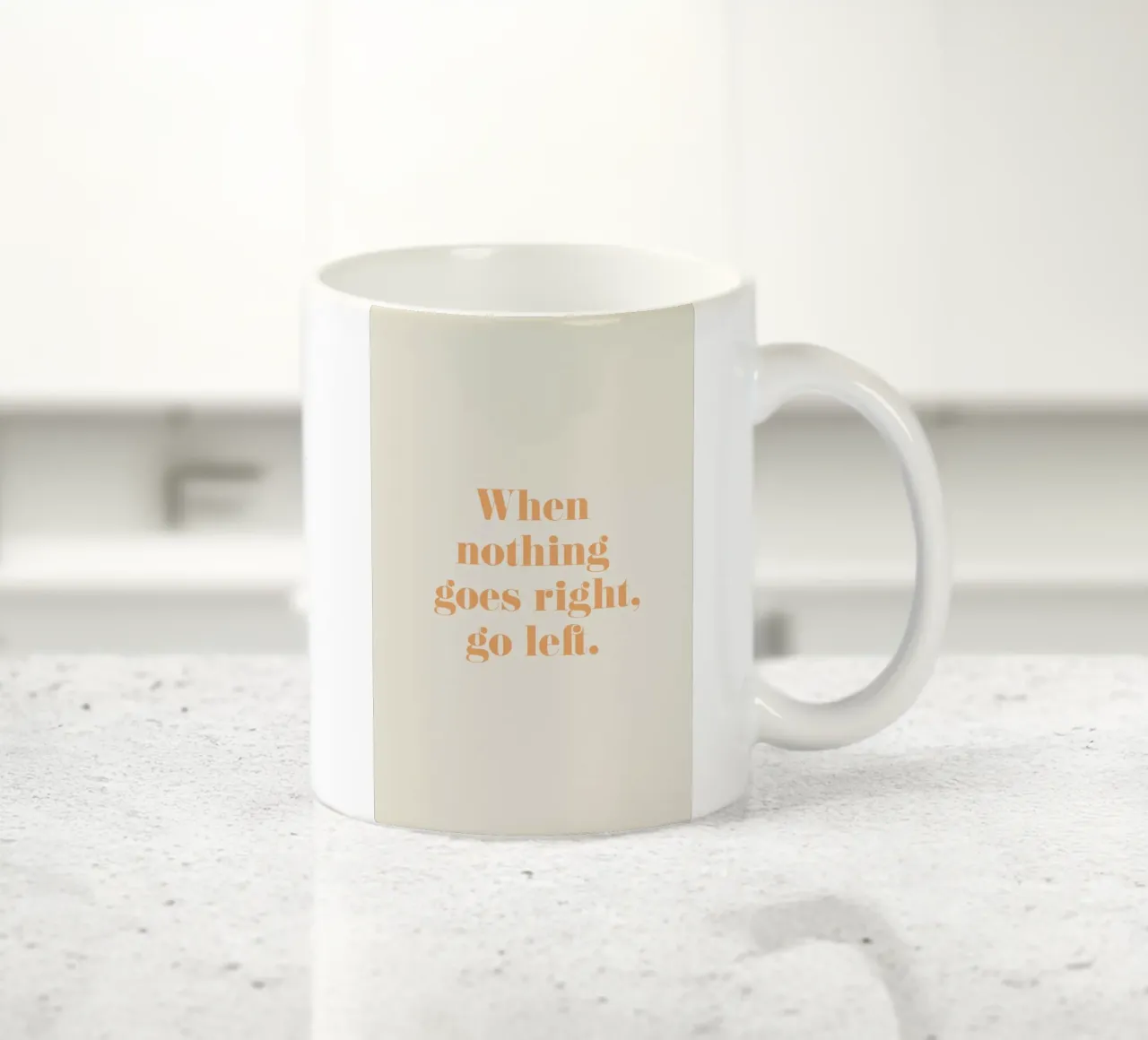 Go Left Keramik Tasse von Ayleen
