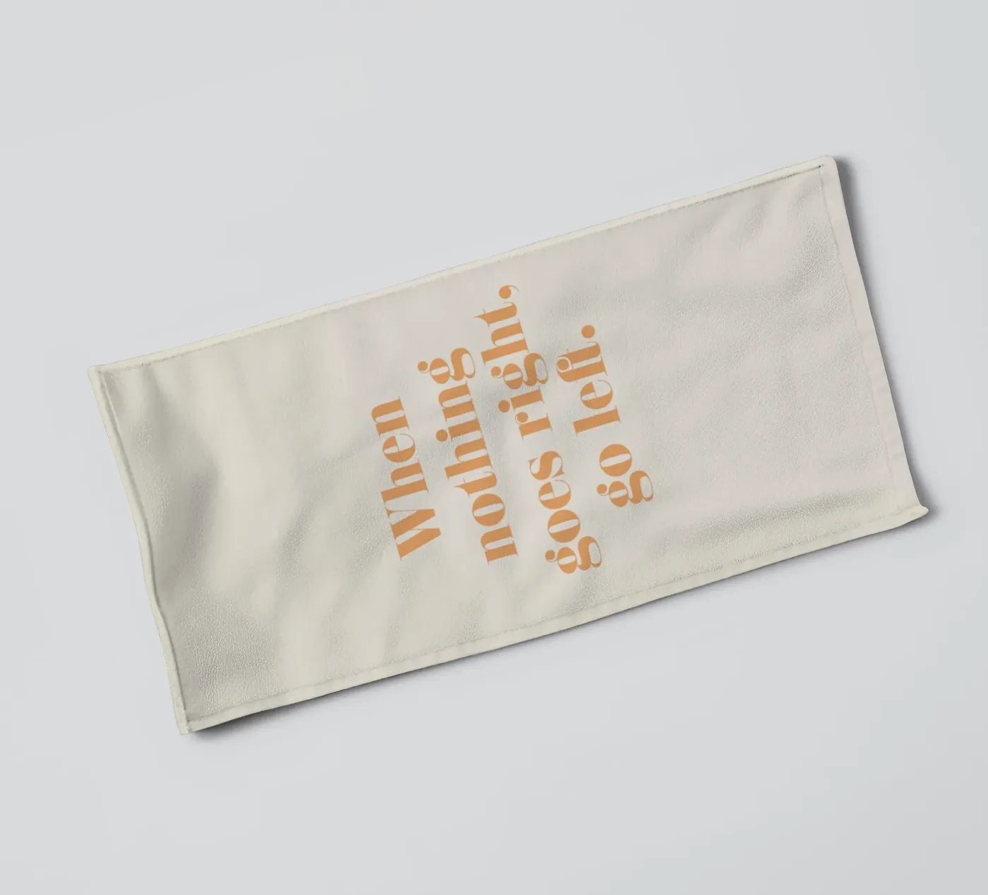 Go Left badhanddoek van Ayleen