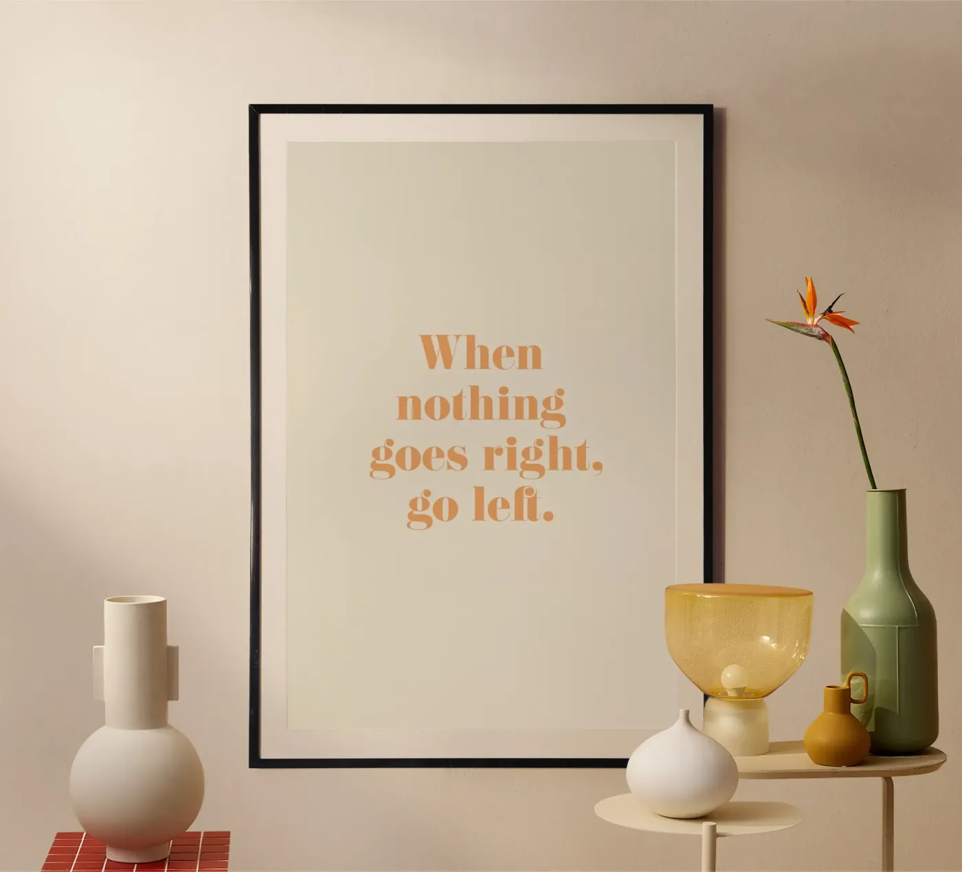 Go Left poster van Ayleen