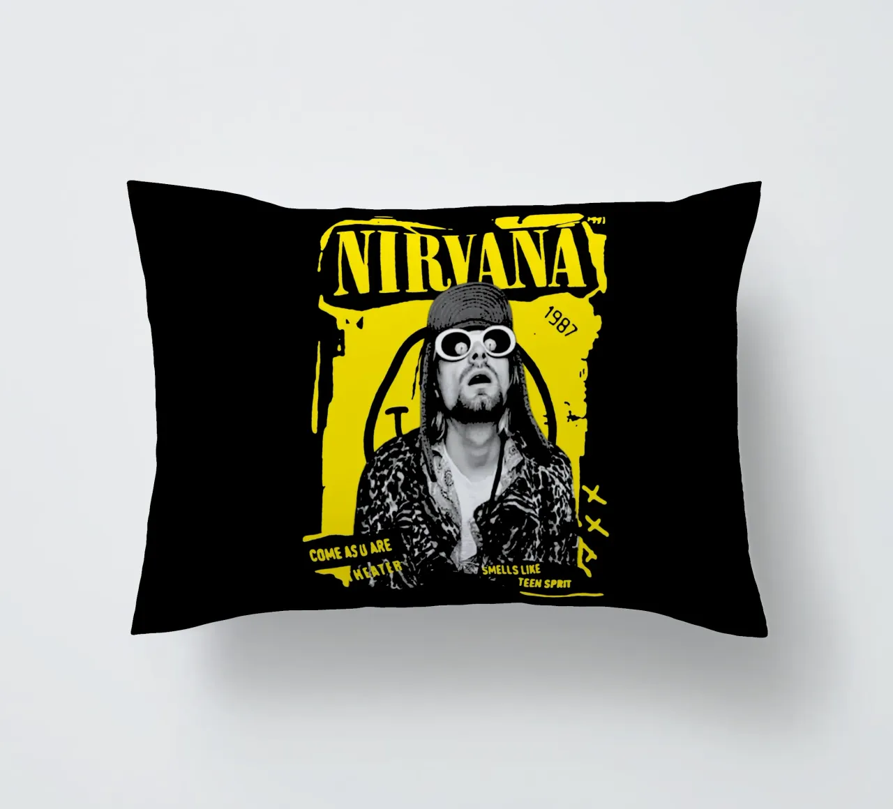 Kurt Cobain - Stile Y2K cuscino da https://www.juniqe.com/uk/shop/Henndraws