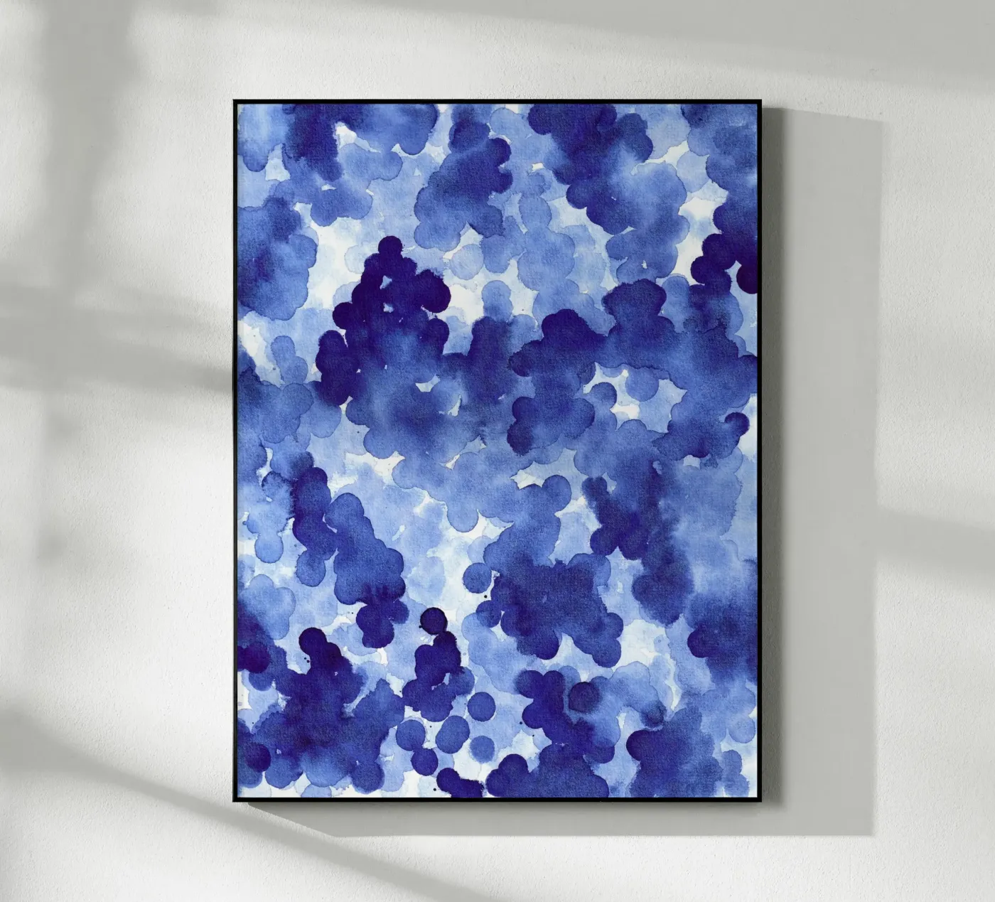 Abstract BLUE Pattern 2 acryl van manu schimmelmann