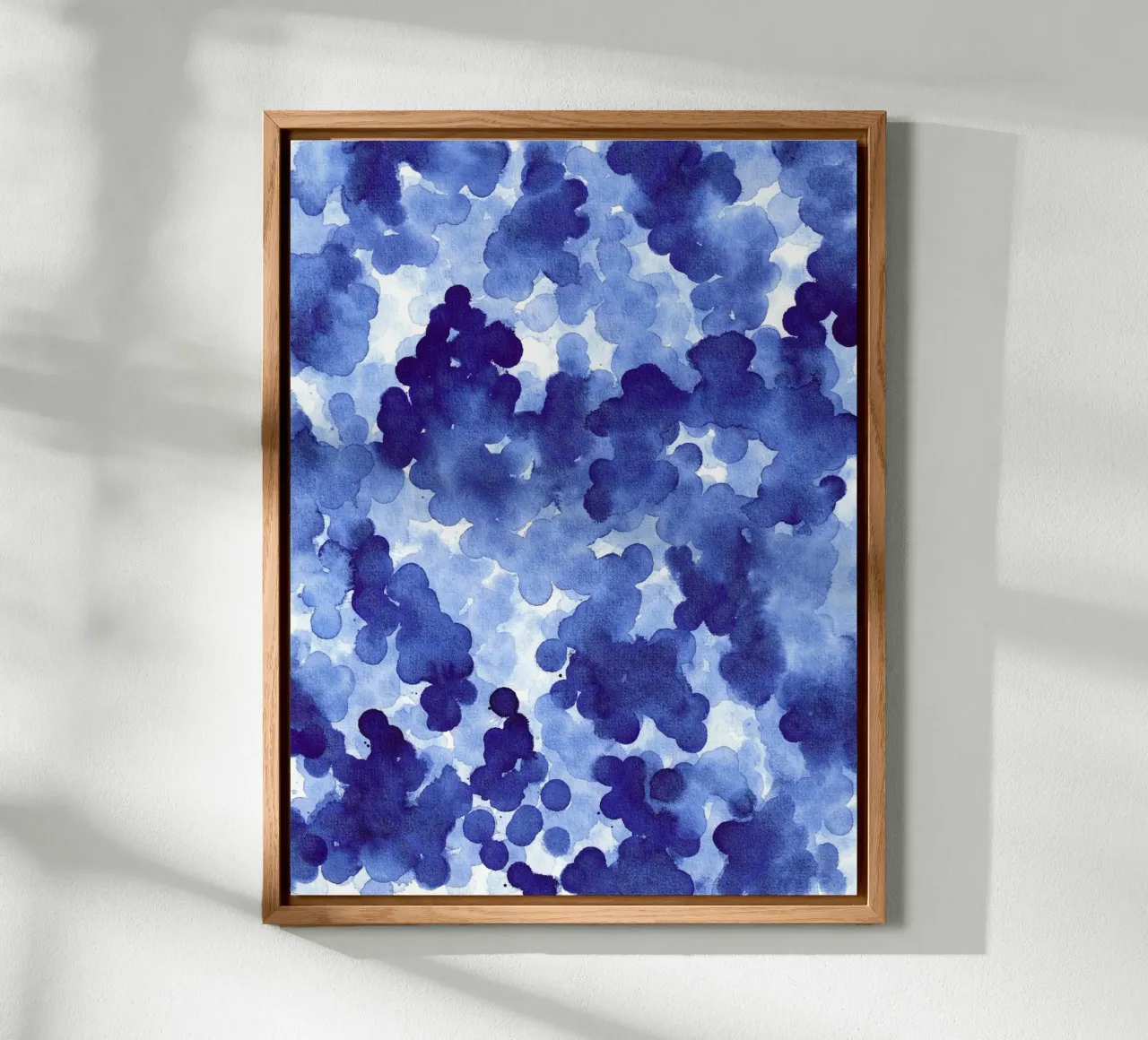 Abstract BLUE Pattern 2 alluminio dibond da manu schimmelmann
