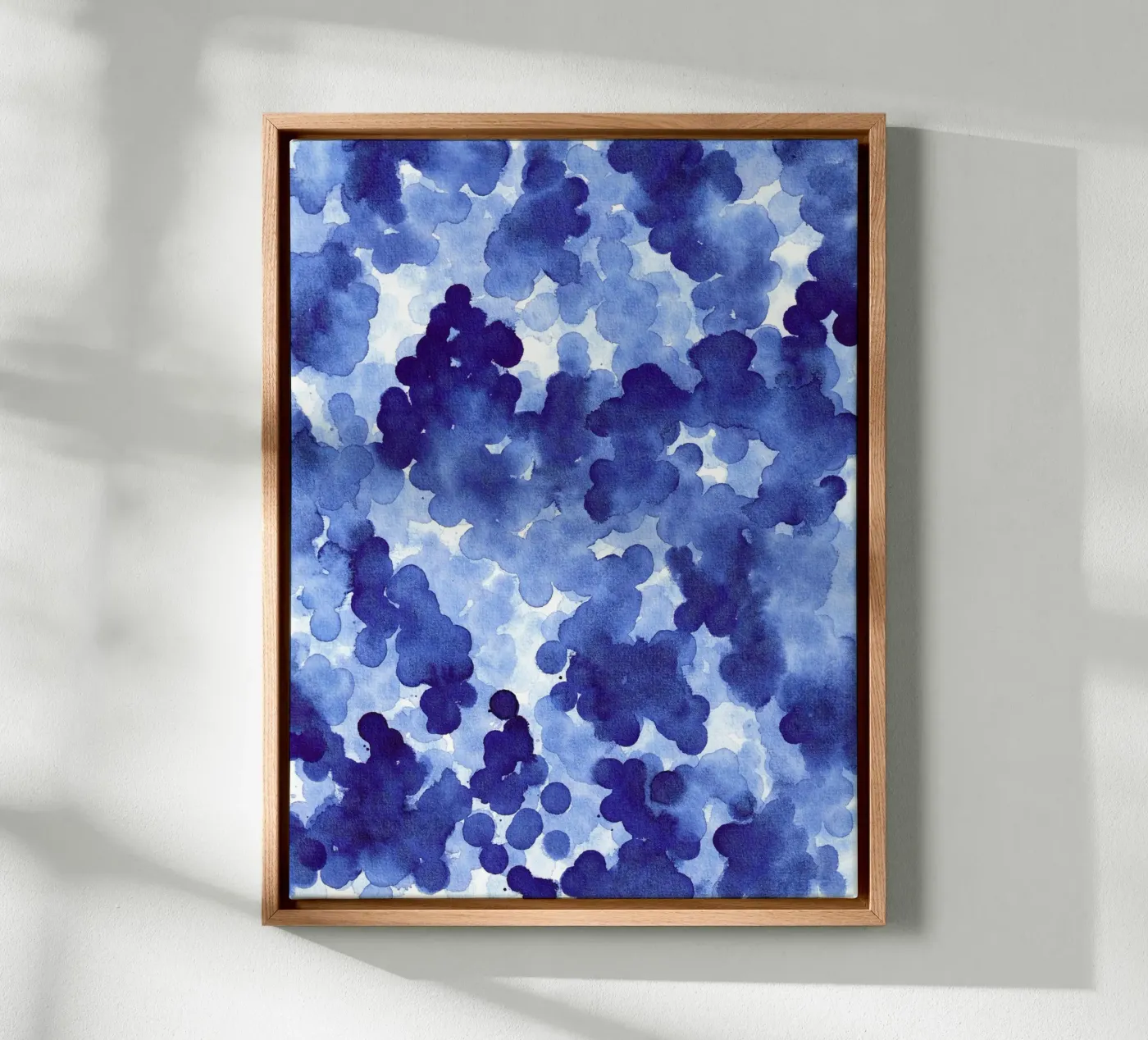 Abstract BLUE Pattern 2 tela da manu schimmelmann
