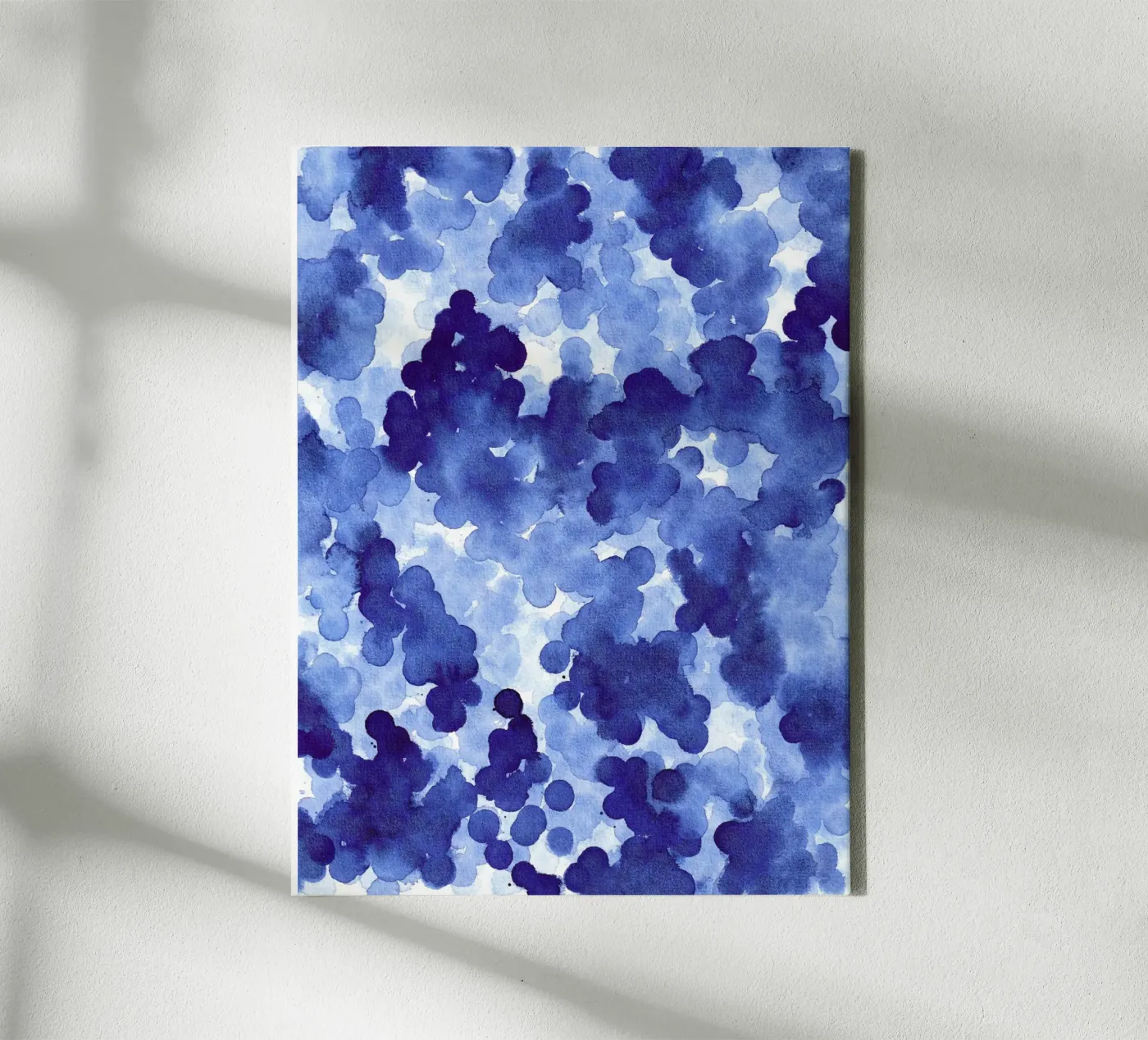 Abstract BLUE Pattern 2 tela da manu schimmelmann