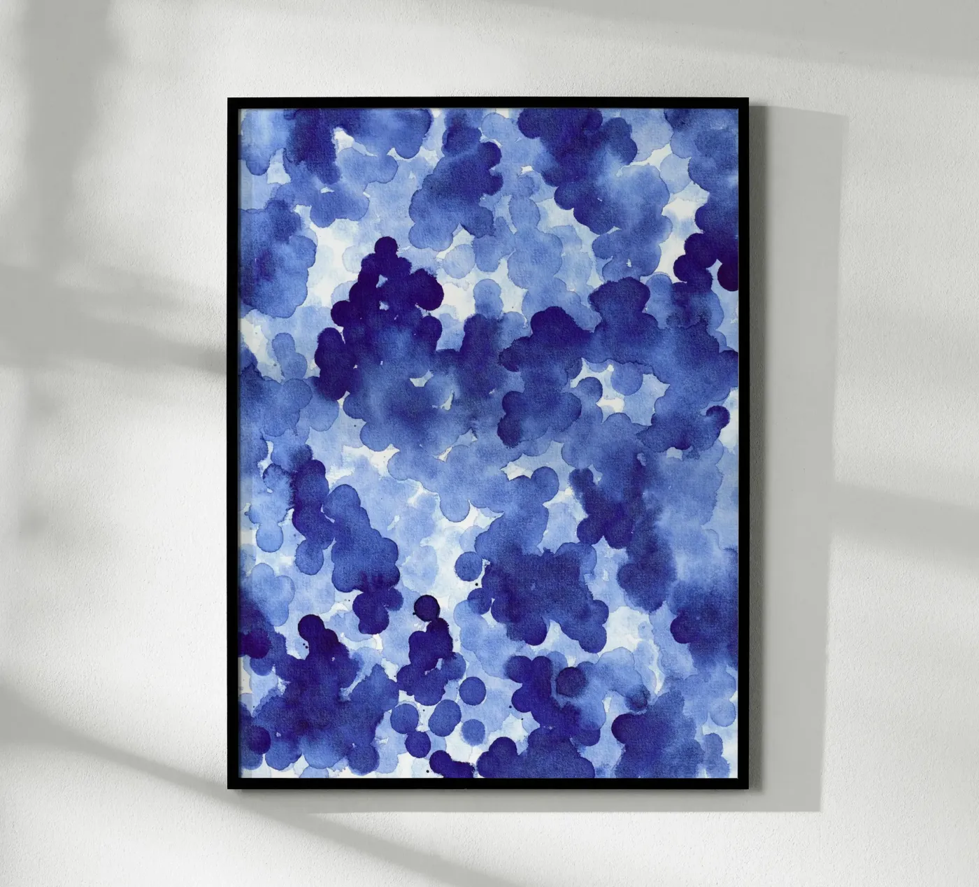Abstract BLUE Pattern 2 poster da manu schimmelmann