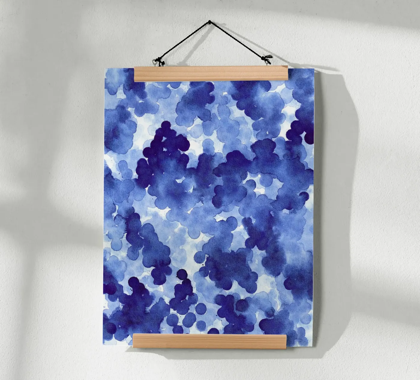 Abstract BLUE Pattern 2 poster de manu schimmelmann