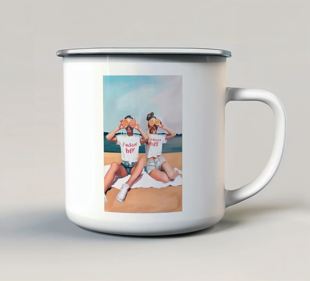 Un momento tazza in smalto da Verse