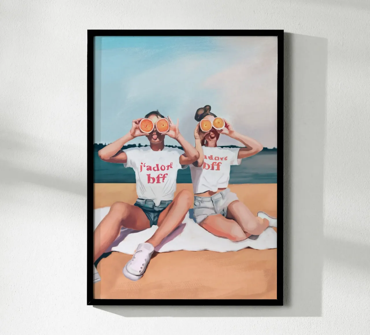 Un momento poster con telaio in legno da Verse