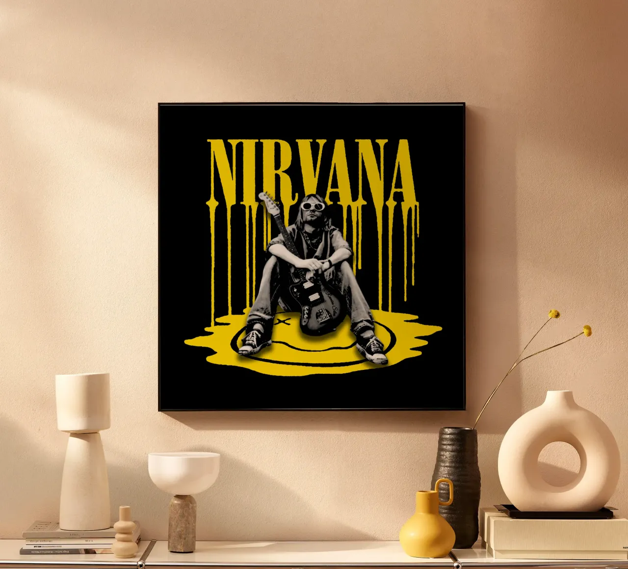 Dlewer Style - Kurt Cobain Acryl-Glas von https://www.juniqe.com/uk/shop/Henndraws
