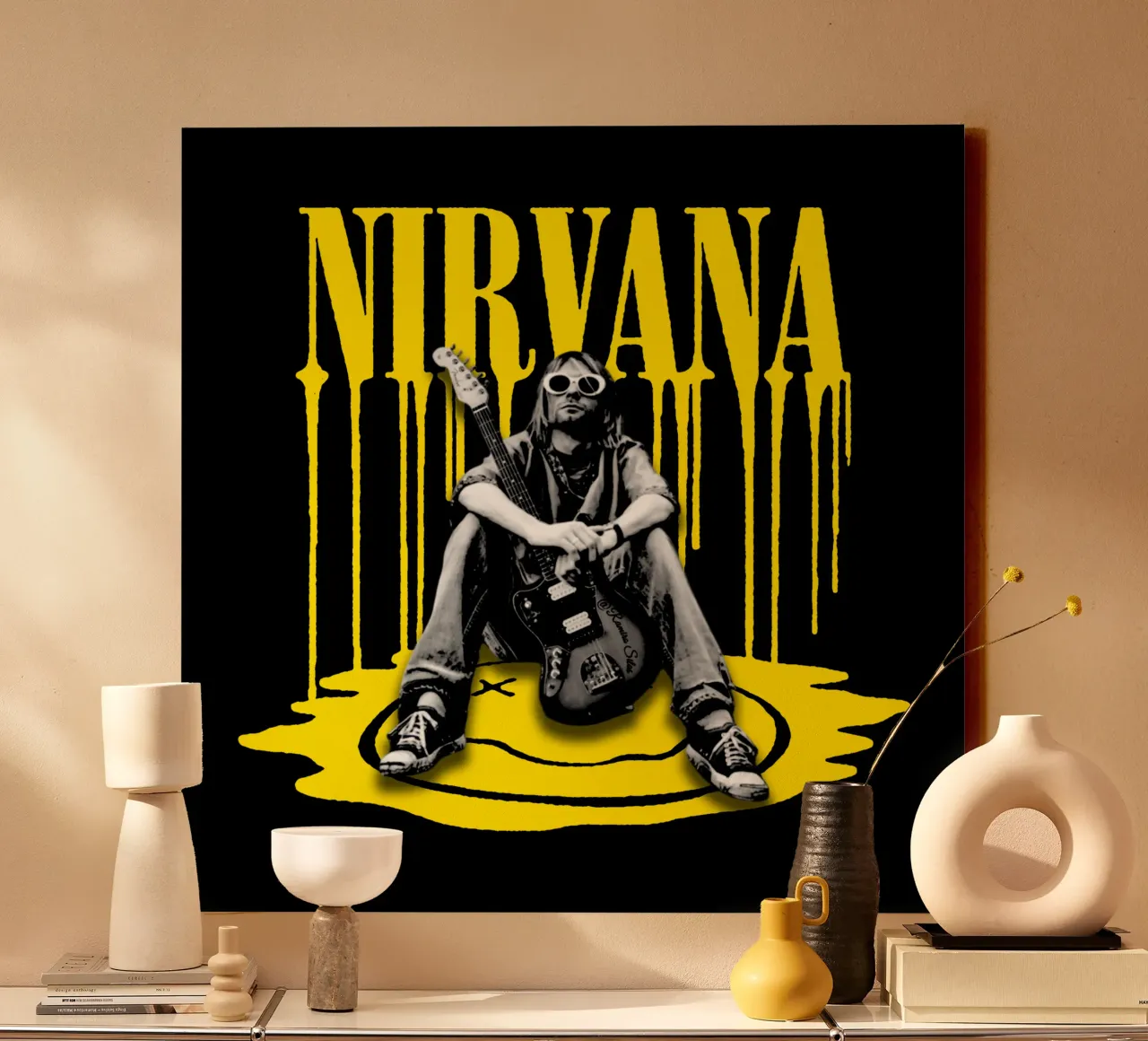 Dlewer Style - Kurt Cobain canvas by https://www.juniqe.com/uk/shop/Henndraws