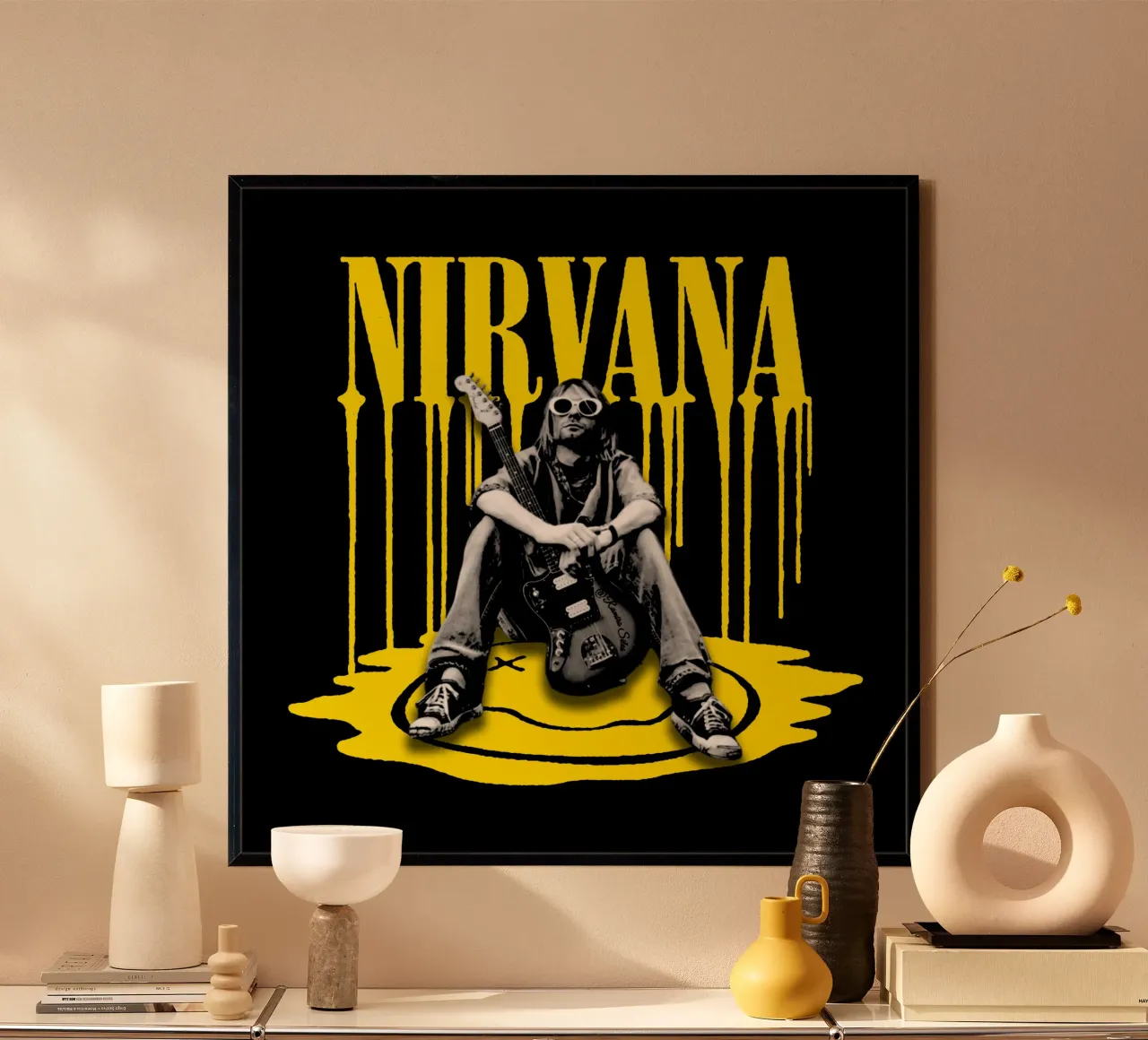 Dlewer Style - Kurt Cobain Hahnemühle von https://www.juniqe.com/uk/shop/Henndraws
