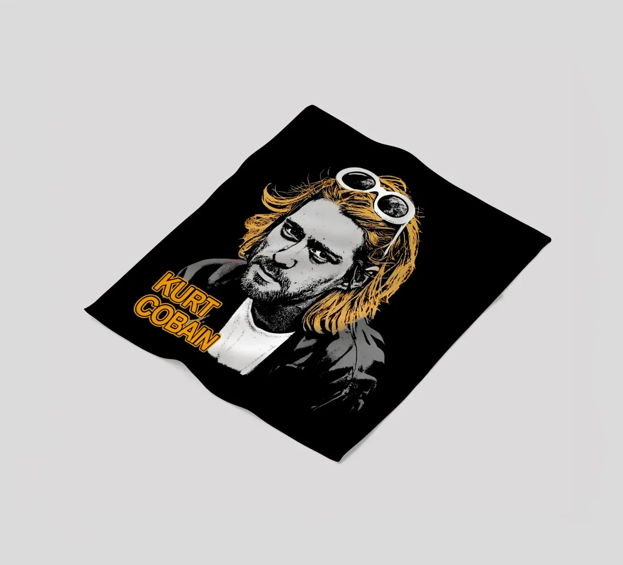 Pop Art Kurt Cobain coperta in pile da https://www.juniqe.com/uk/shop/Henndraws