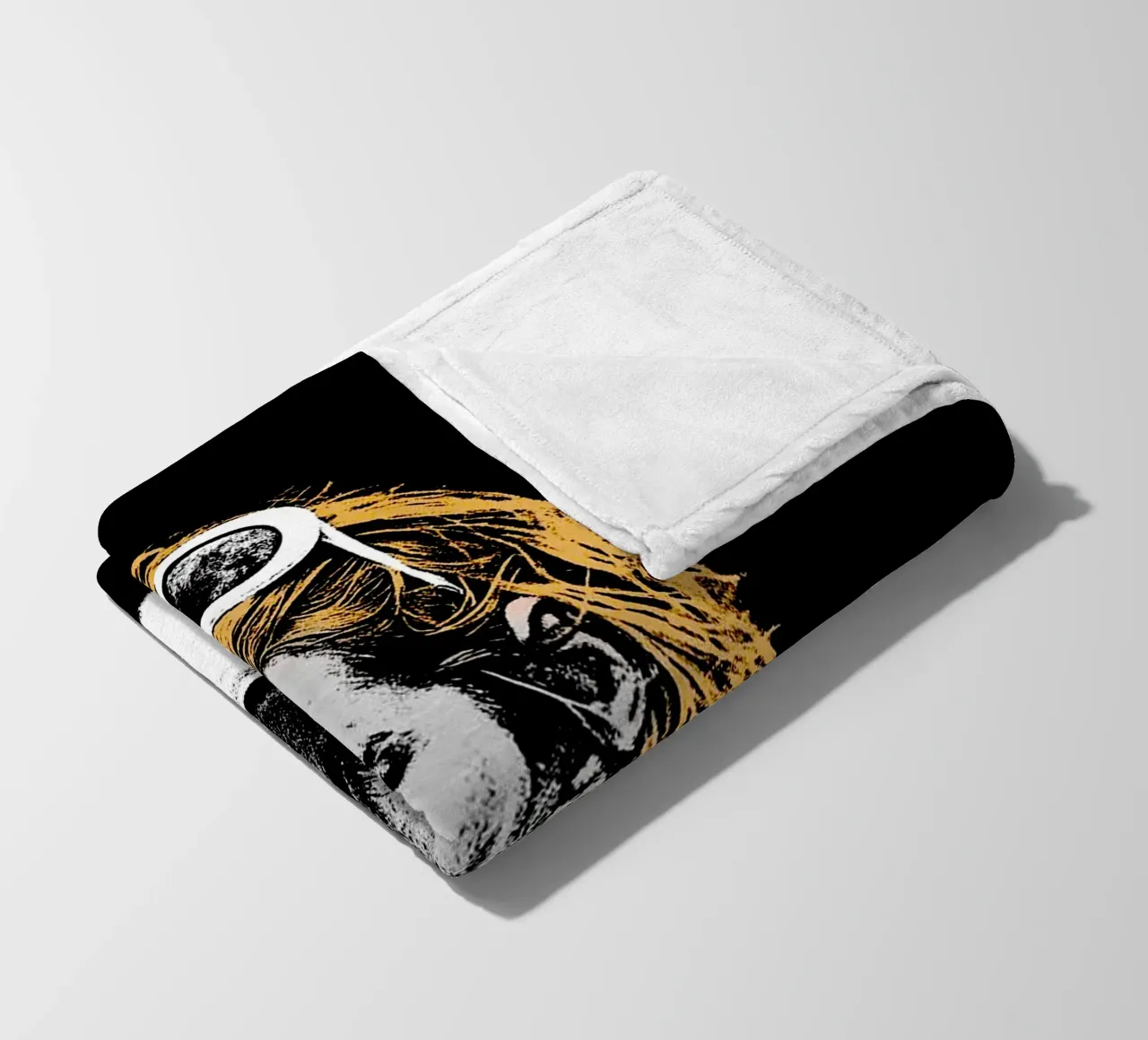 Pop Art Kurt Cobain coperta in pile da https://www.juniqe.com/uk/shop/Henndraws