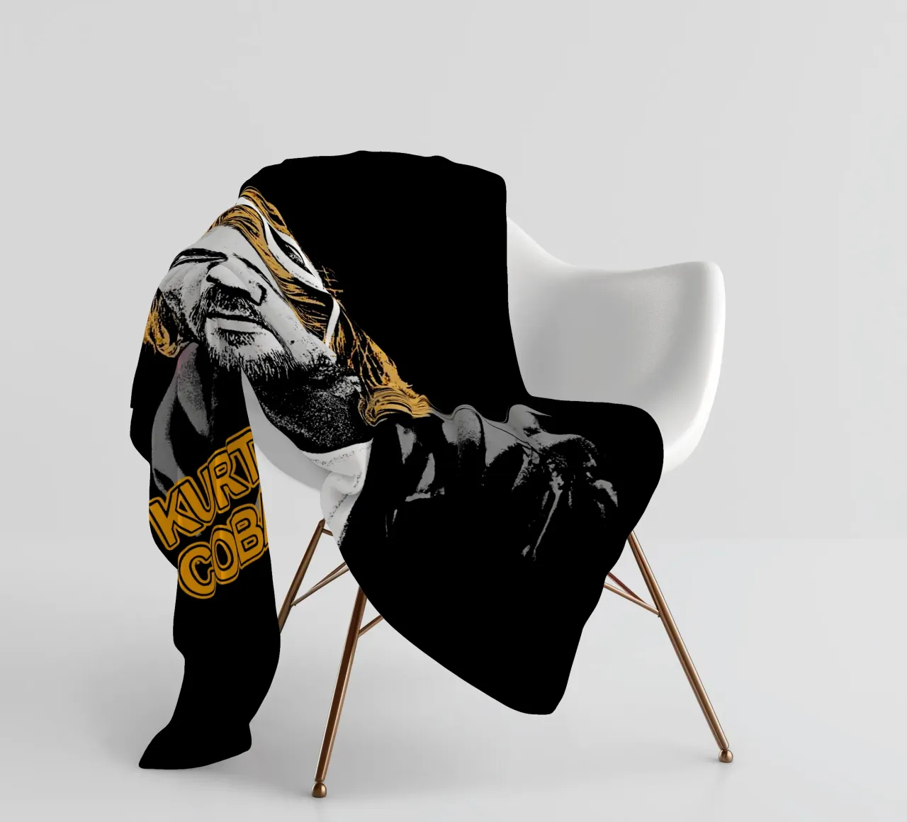 Pop Art Kurt Cobain coperta in pile da https://www.juniqe.com/uk/shop/Henndraws
