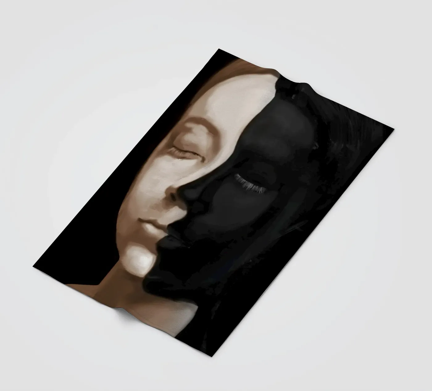 Moon fleece blanket by Verse