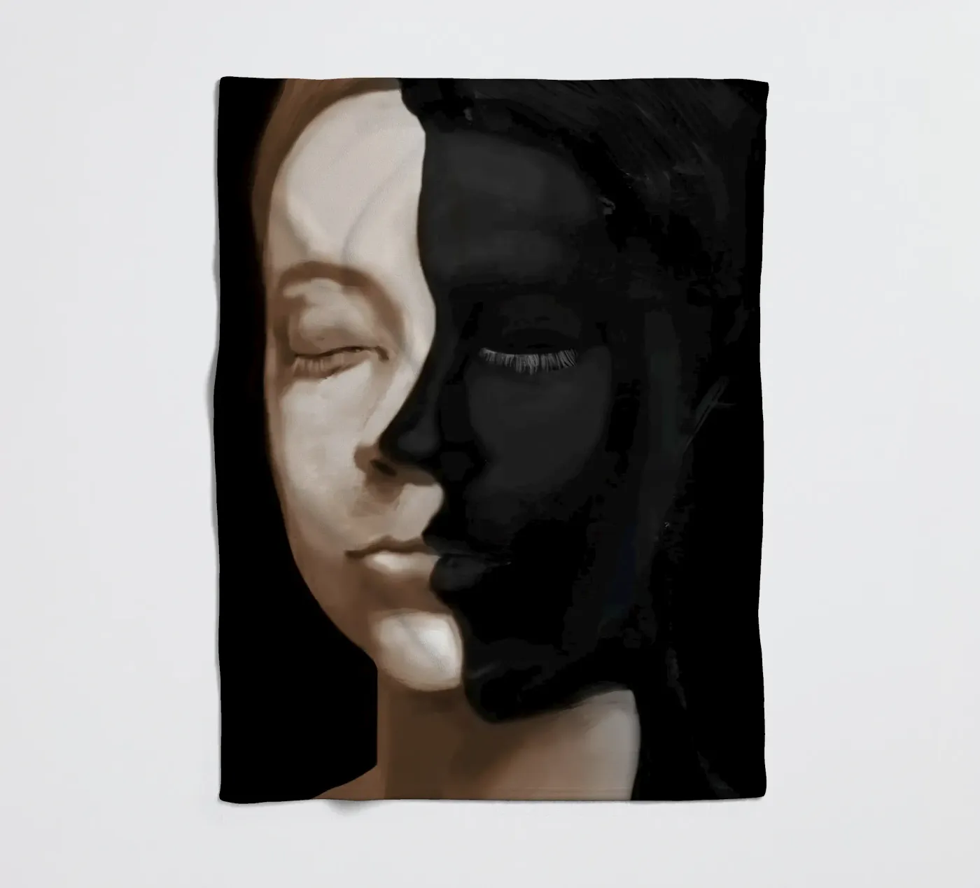 Moon fleece blanket by Verse