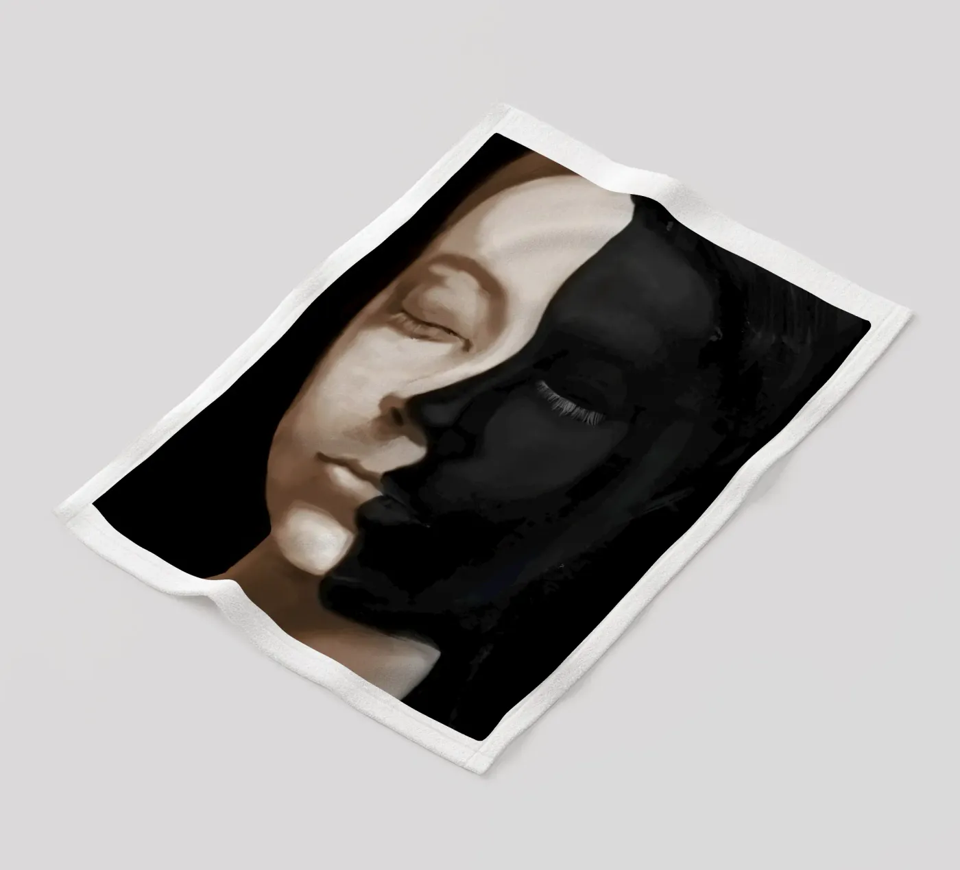 Moon fleece blanket by Verse