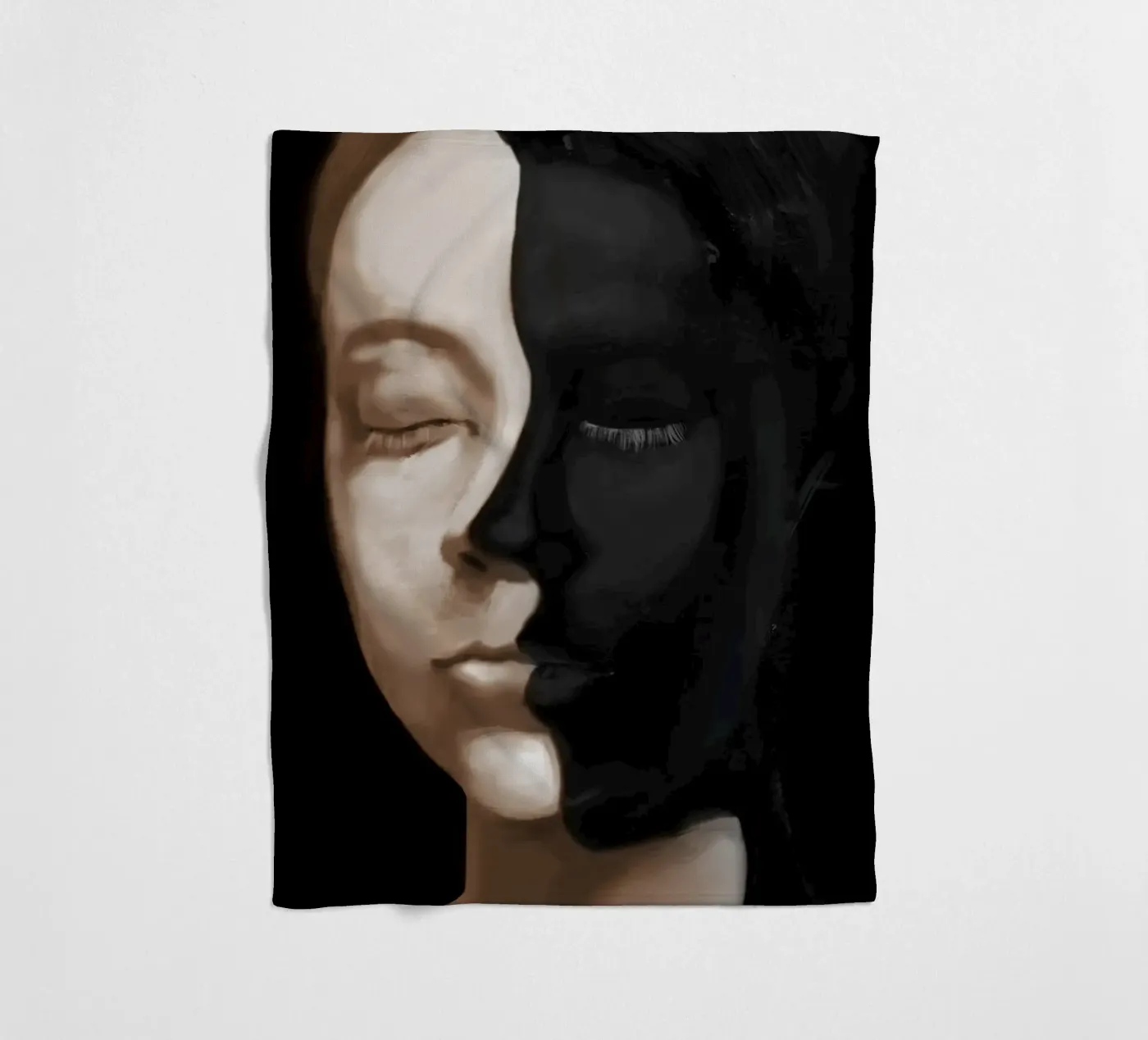 Moon fleece blanket by Verse