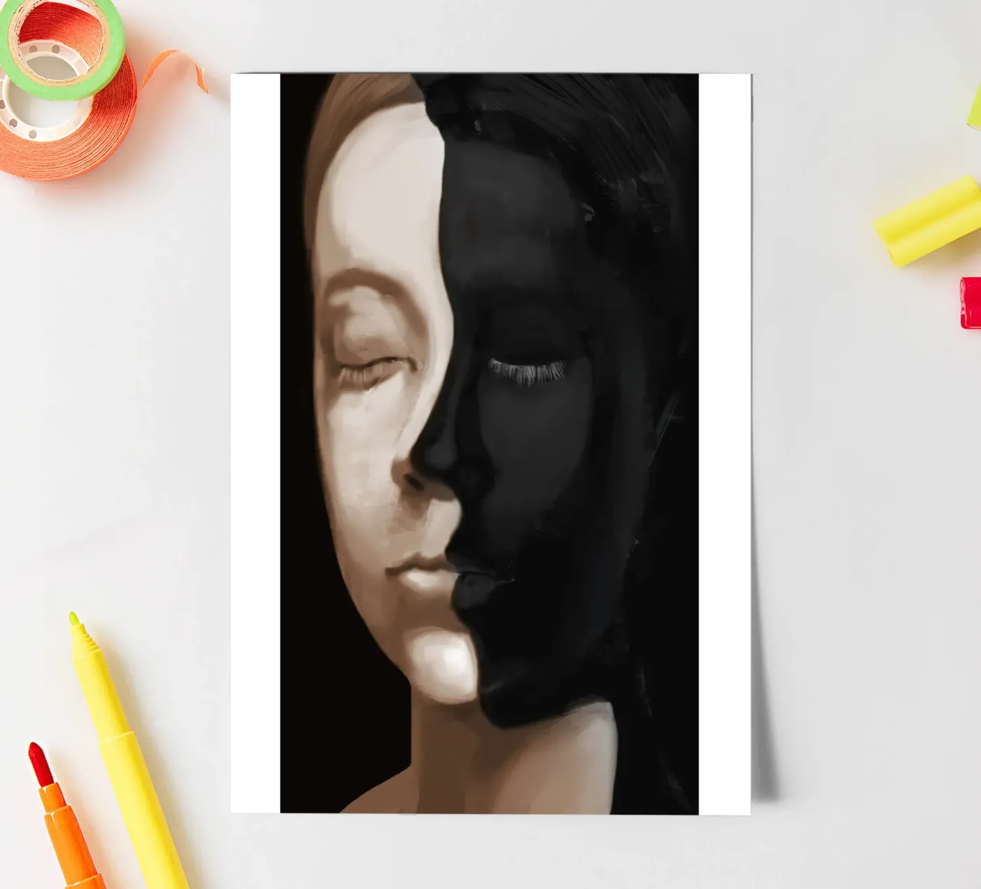 Moon sticker sheet by Verse