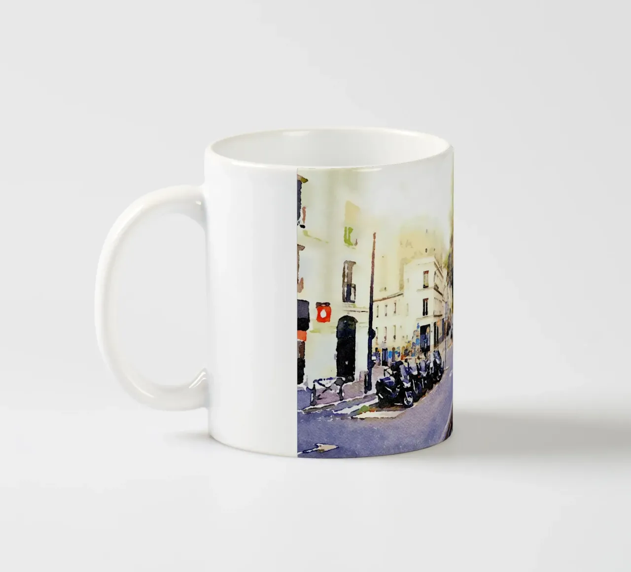 A Parigi tazza in ceramica da Massimo Frascogna
