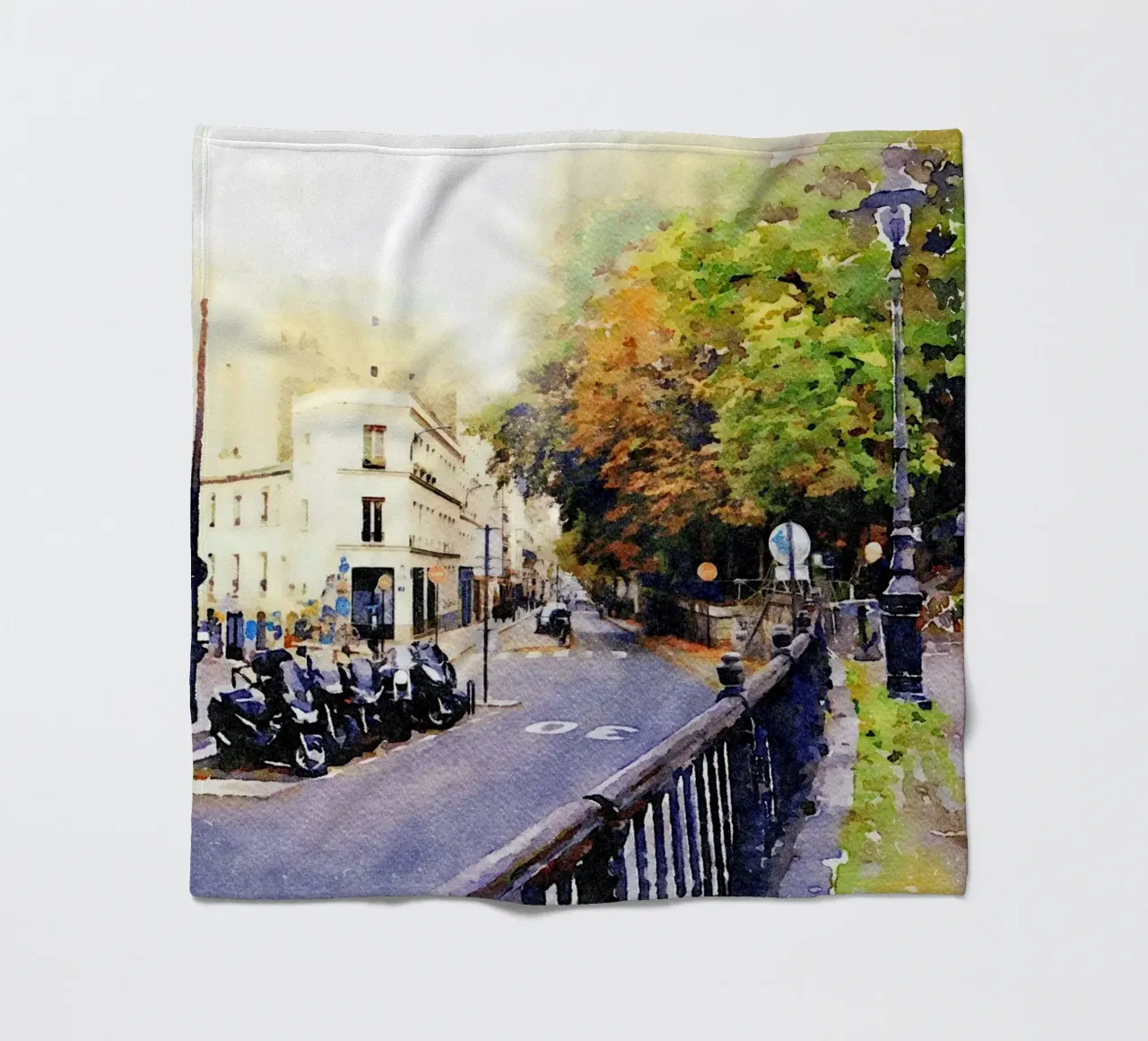 A Parigi coperta in pile da Massimo Frascogna