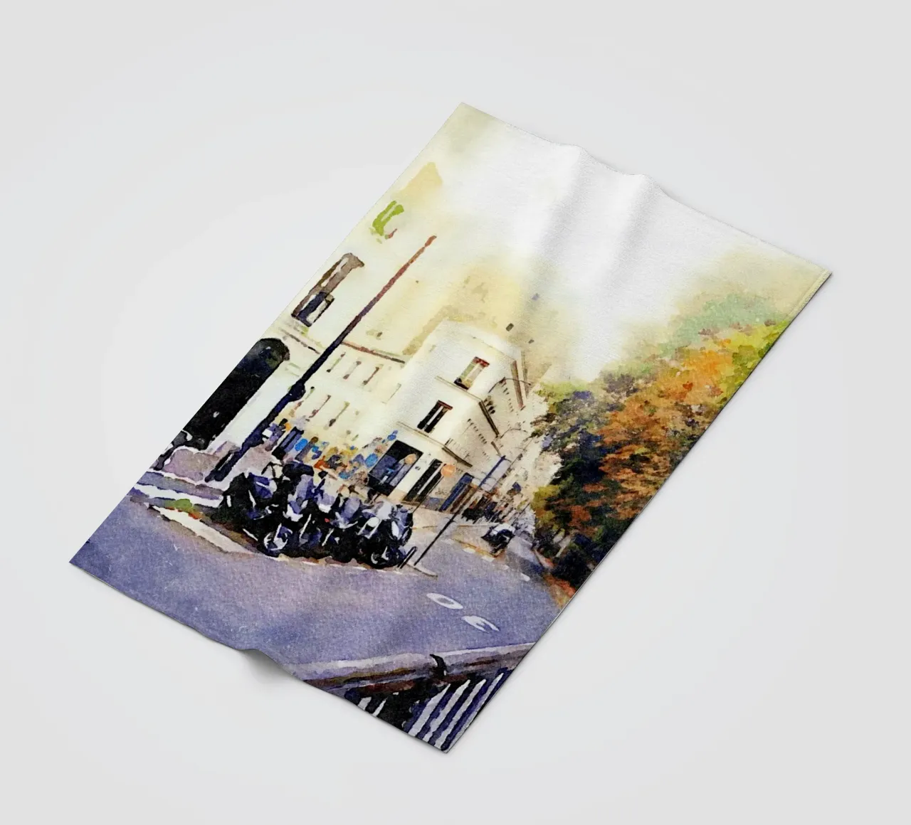 A Parigi coperta in pile da Massimo Frascogna