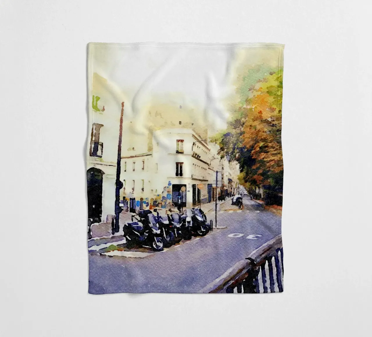 A Parigi coperta in pile da Massimo Frascogna