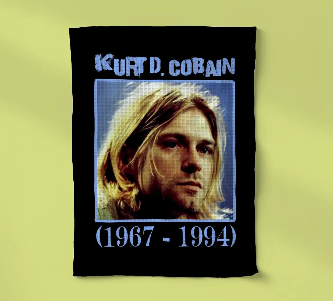 Riposa in pace Kurt Cobain canovaccio da cucina da https://www.juniqe.com/uk/shop/Henndraws