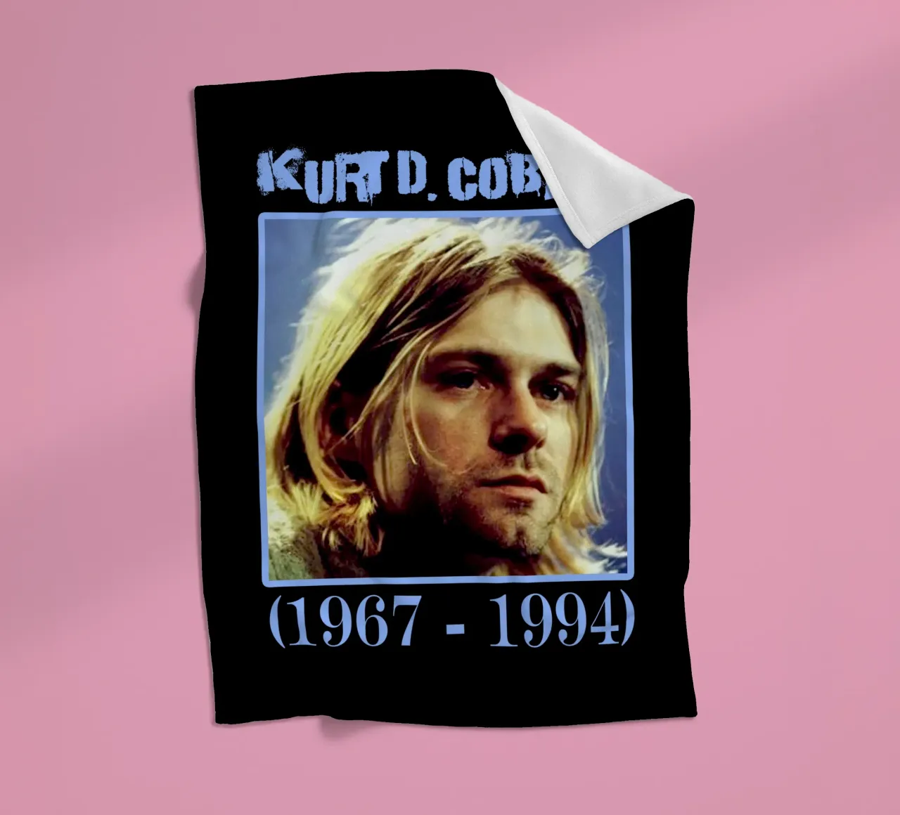 Riposa in pace Kurt Cobain coperta in pile da https://www.juniqe.com/uk/shop/Henndraws