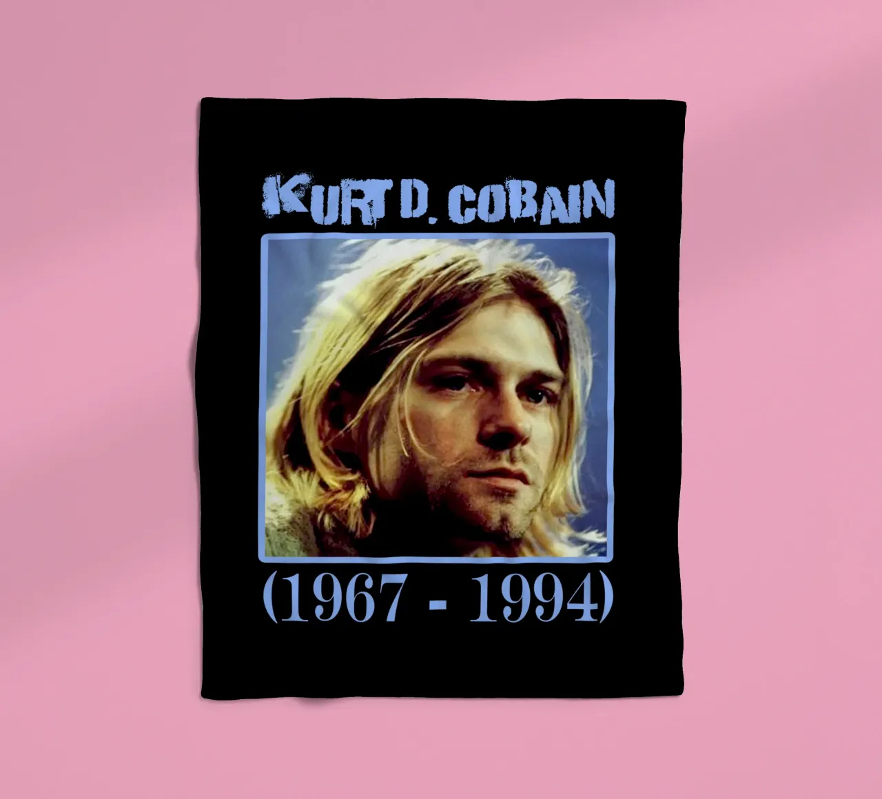 Riposa in pace Kurt Cobain coperta in pile da https://www.juniqe.com/uk/shop/Henndraws